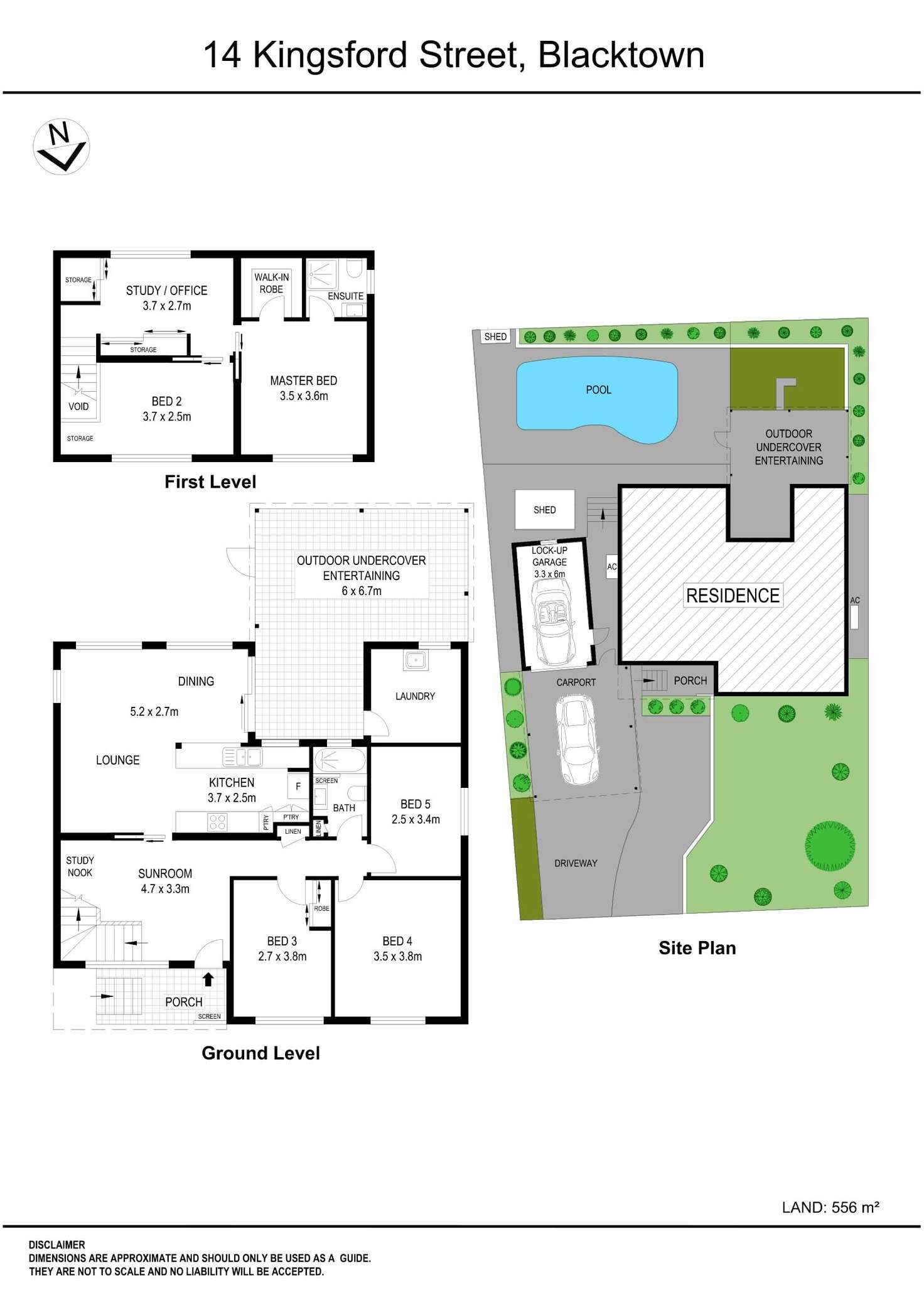 Floorplan of Homely house listing, 14 Kingsford Street, Blacktown NSW 2148