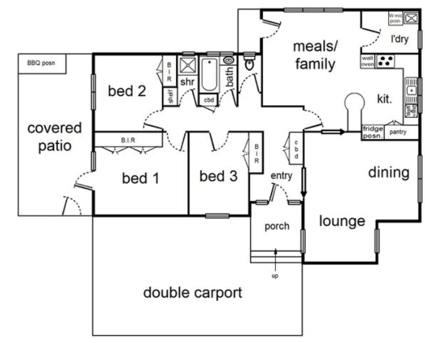 Floorplan of Homely house listing, 23 HENDRA GROVE, Ringwood VIC 3134