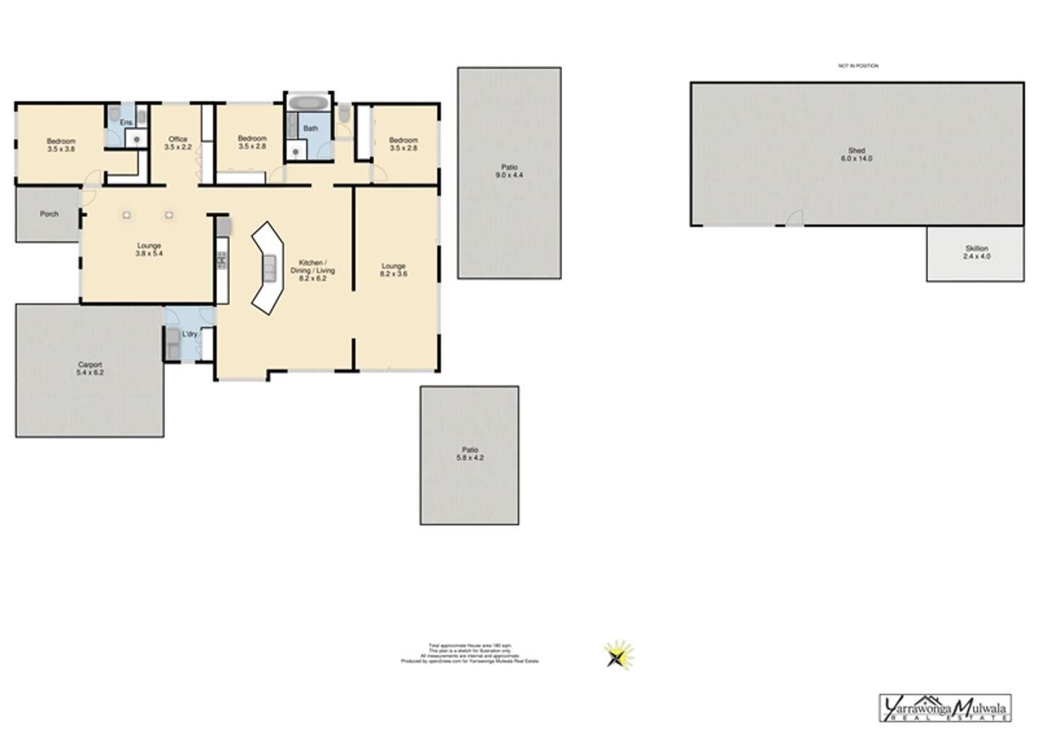 Floorplan of Homely house listing, 7 Sunset Court, Yarrawonga VIC 3730