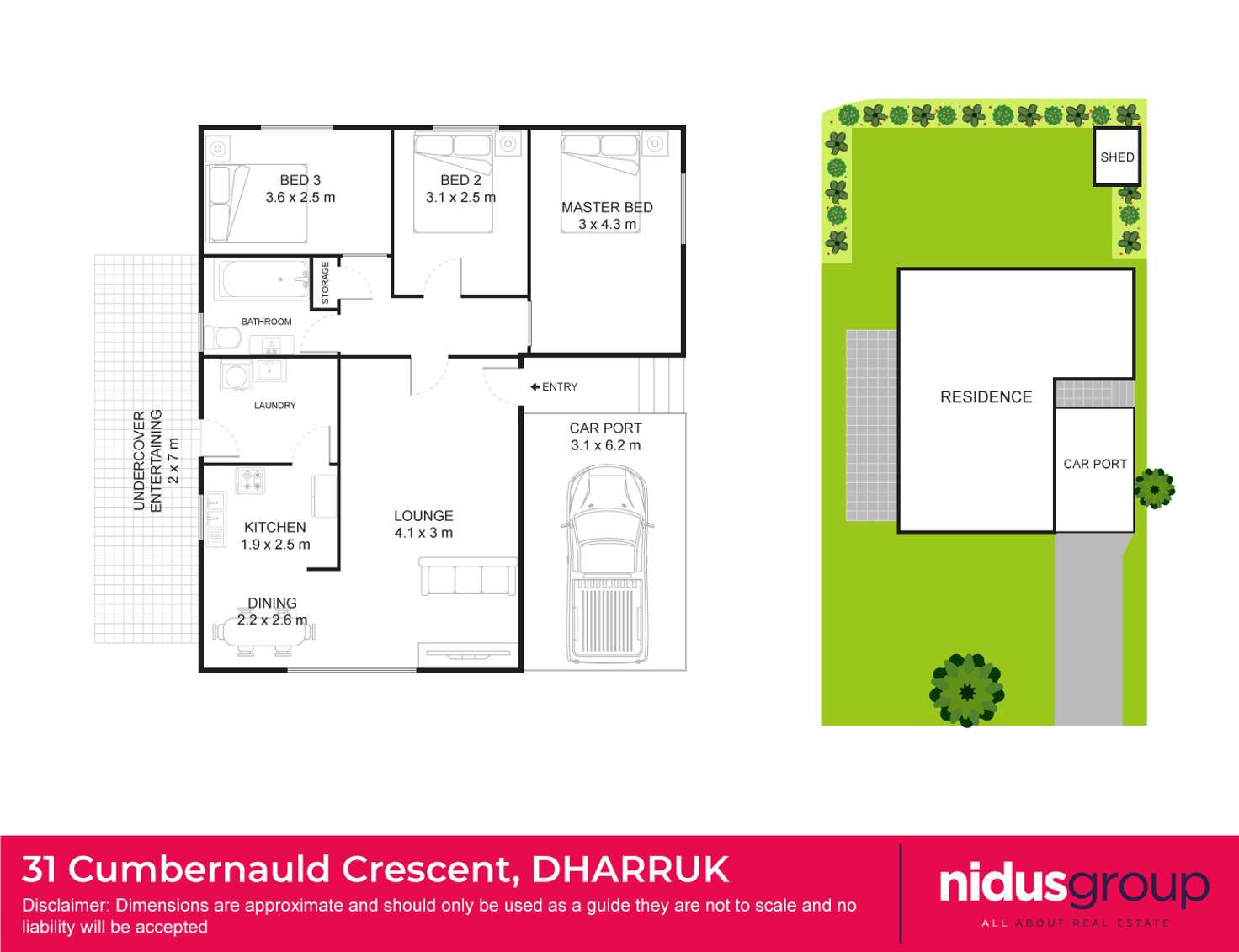 Floorplan of Homely house listing, 31 Cumbernauld Cr, Dharruk NSW 2770