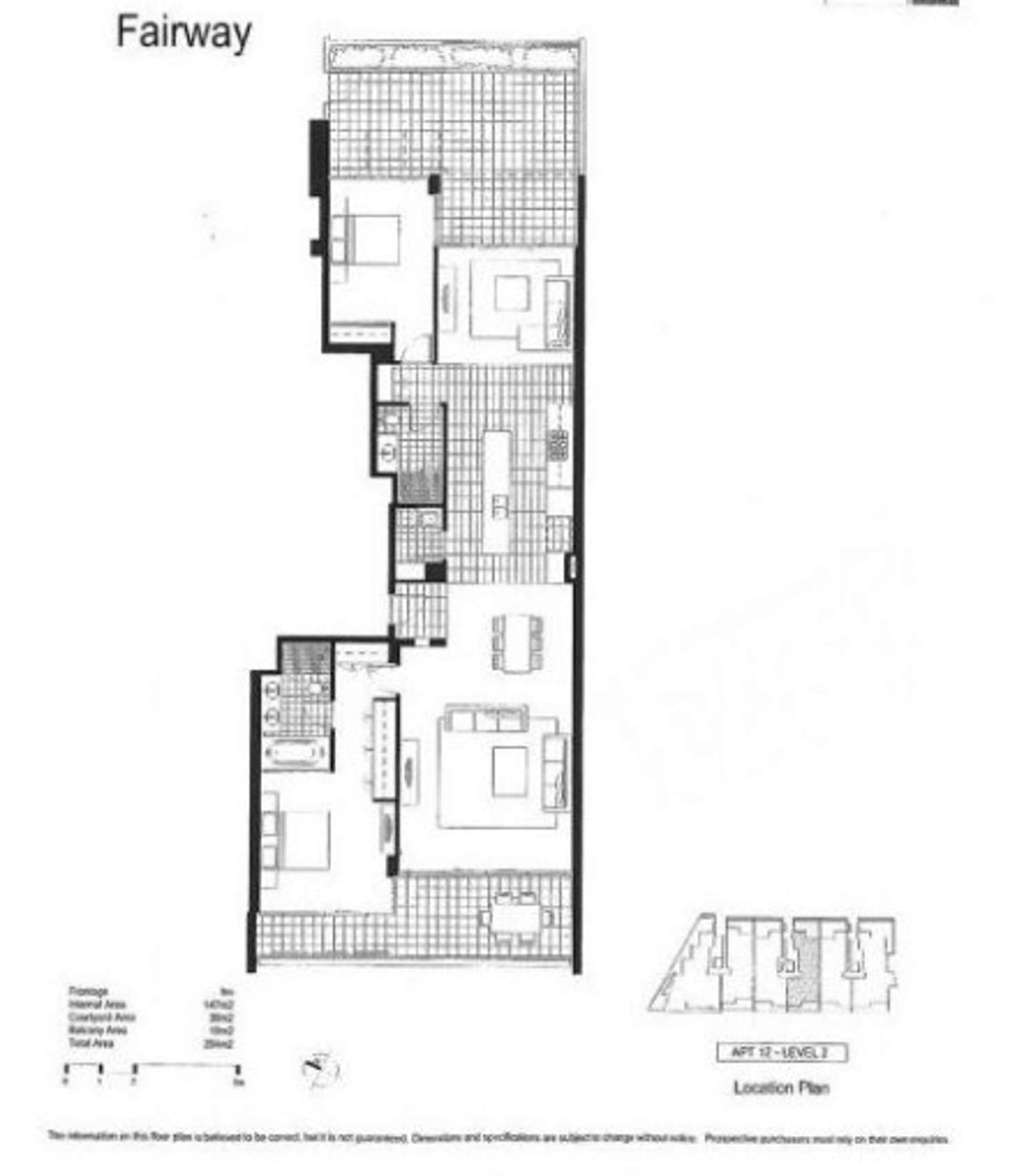 Floorplan of Homely apartment listing, 12/39 Bow River Crescent, Burswood WA 6100