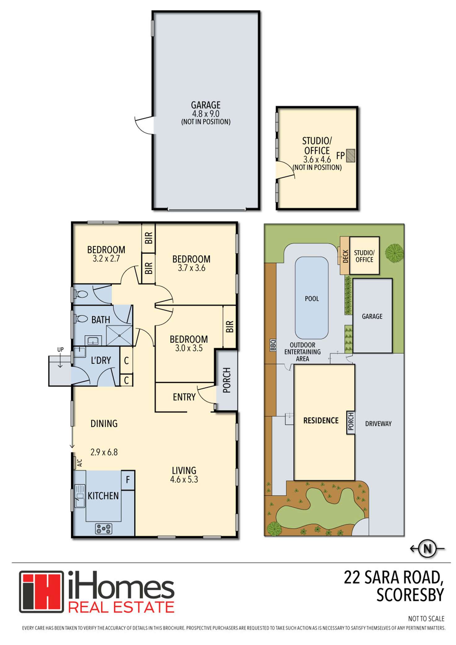 Floorplan of Homely house listing, 22 Sara Road, Scoresby VIC 3179