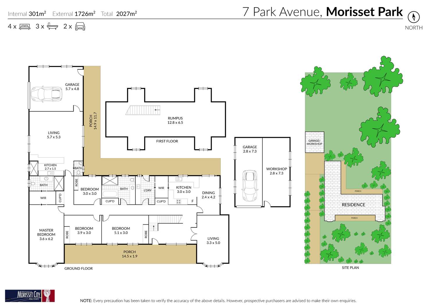 Floorplan of Homely house listing, 7 Park Avenue, Morisset Park NSW 2264