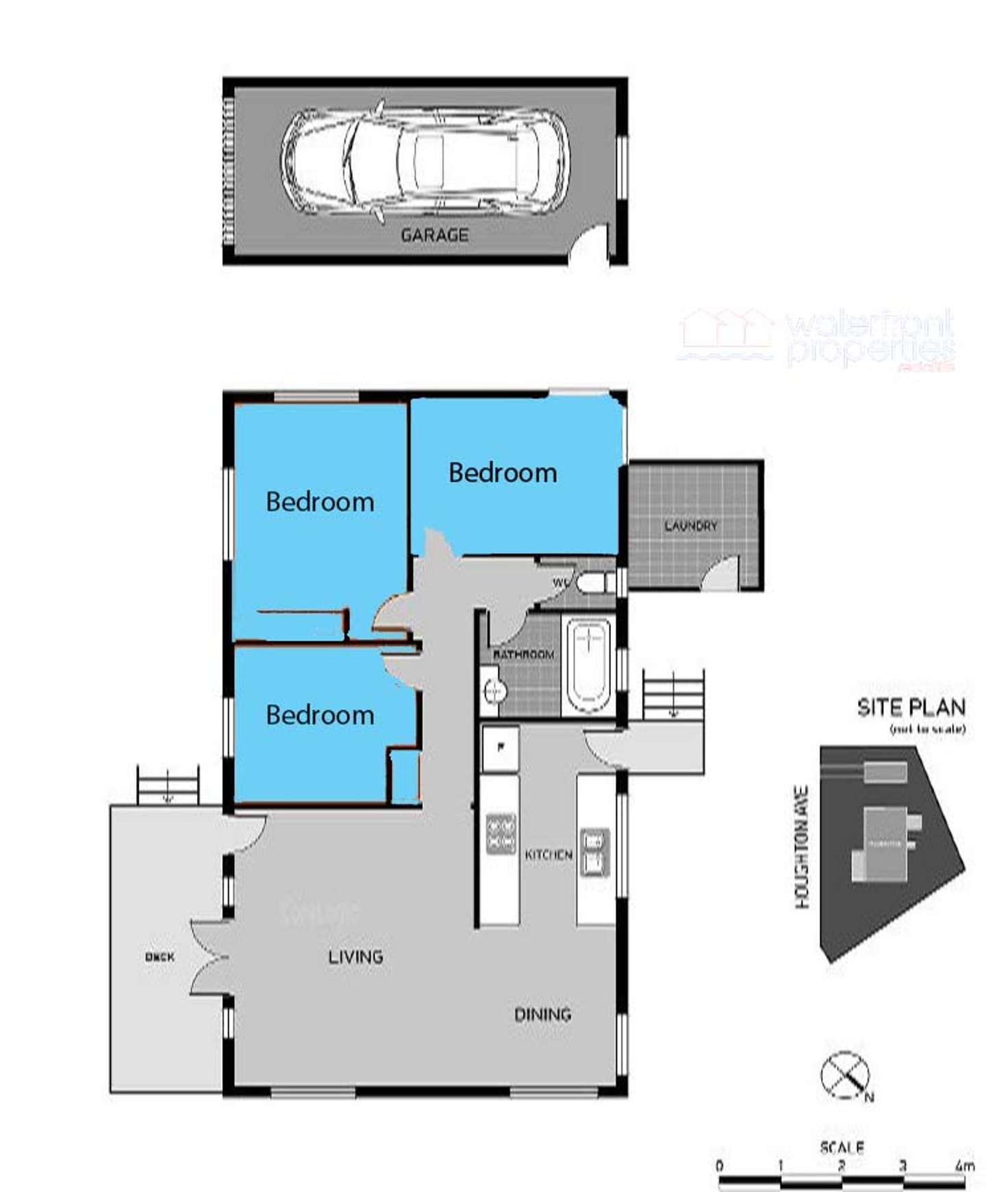 Floorplan of Homely house listing, 10 HOUGHTON AVENUE, Redcliffe QLD 4020