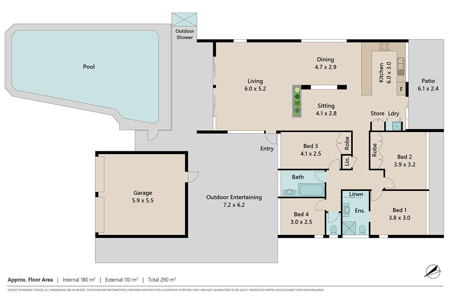 Floorplan of Homely house listing, 3 Winking Street, Chapel Hill QLD 4069