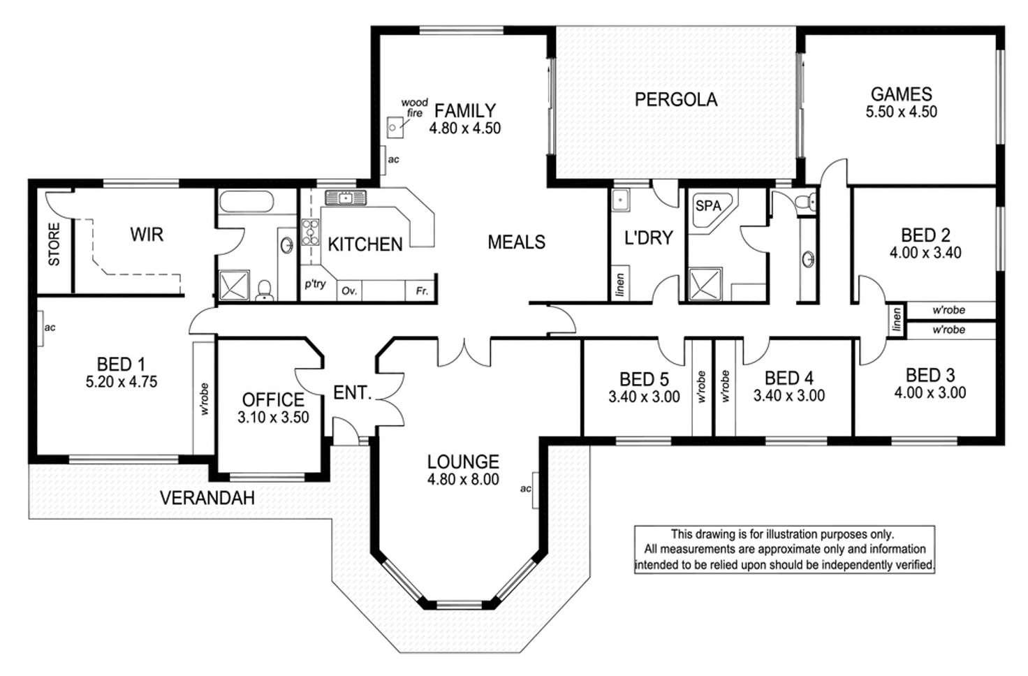 Floorplan of Homely house listing, 160 Plunkett Terrace, Millicent SA 5280