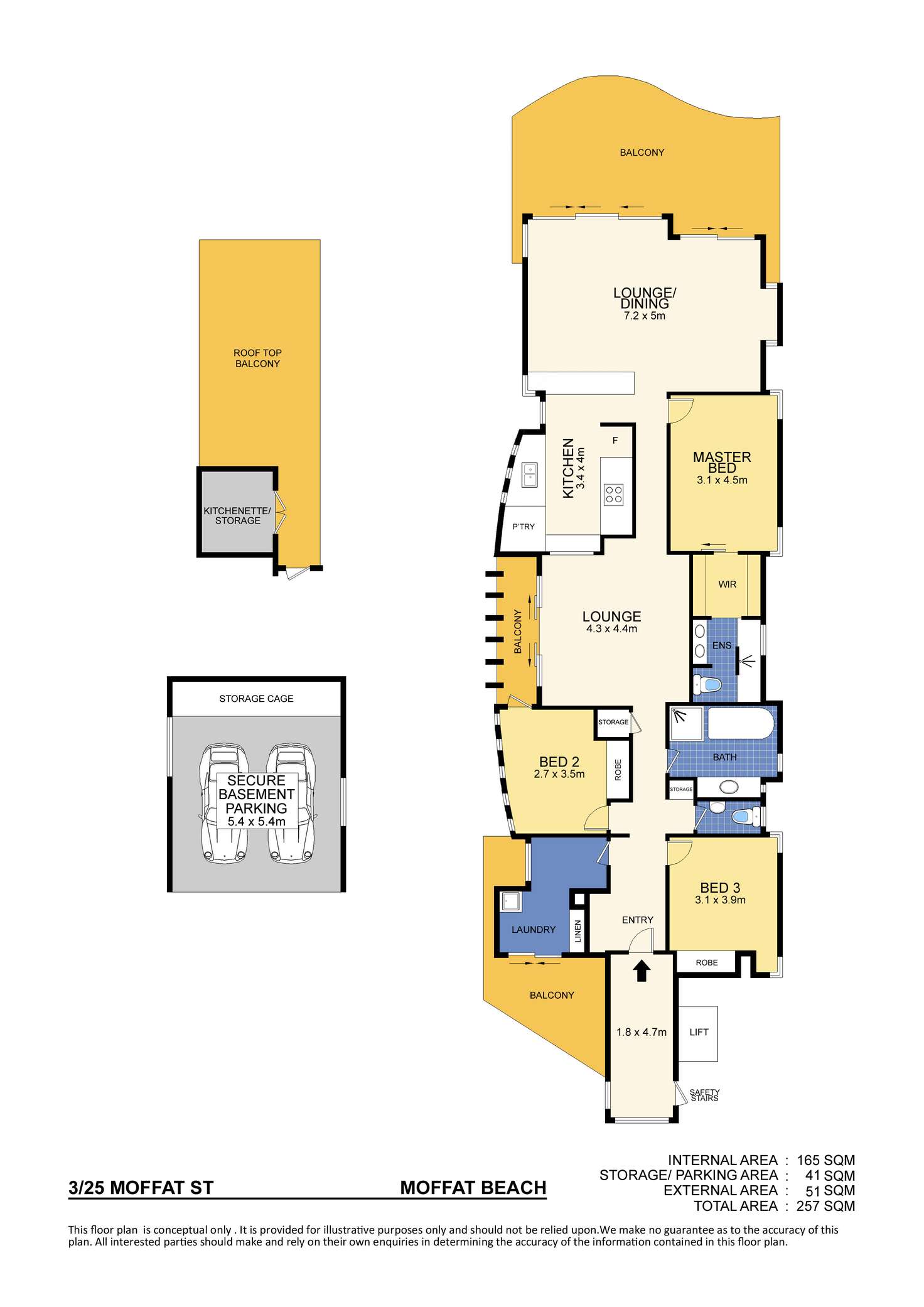 Floorplan of Homely unit listing, 3/25 Moffat Street, Moffat Beach QLD 4551