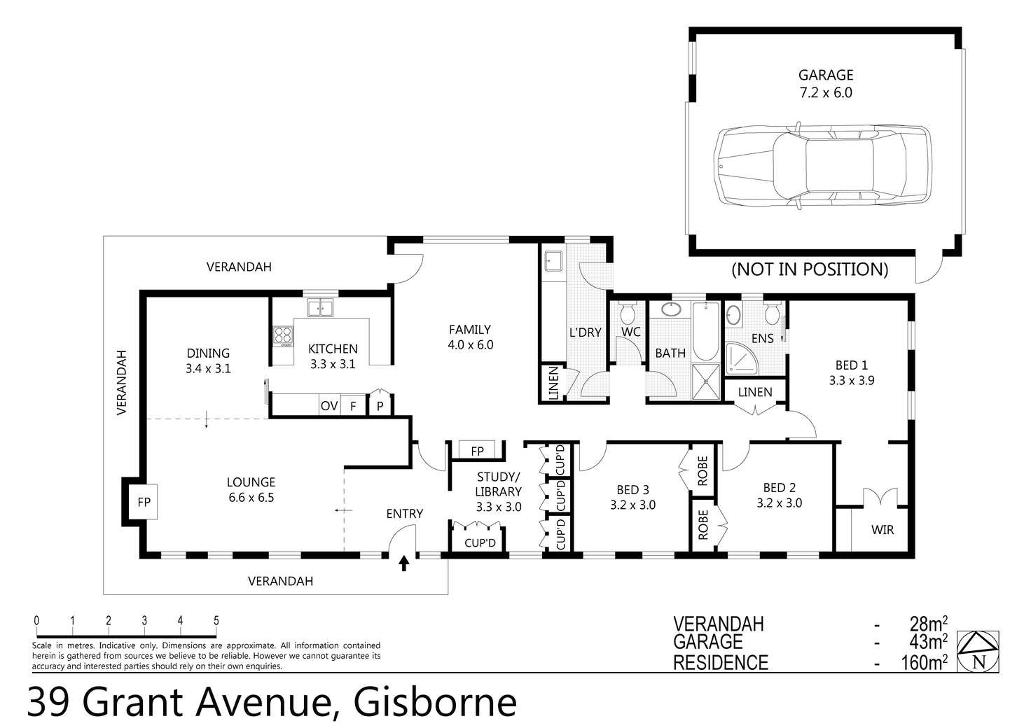 Floorplan of Homely house listing, 39 Grant Avenue, Gisborne VIC 3437
