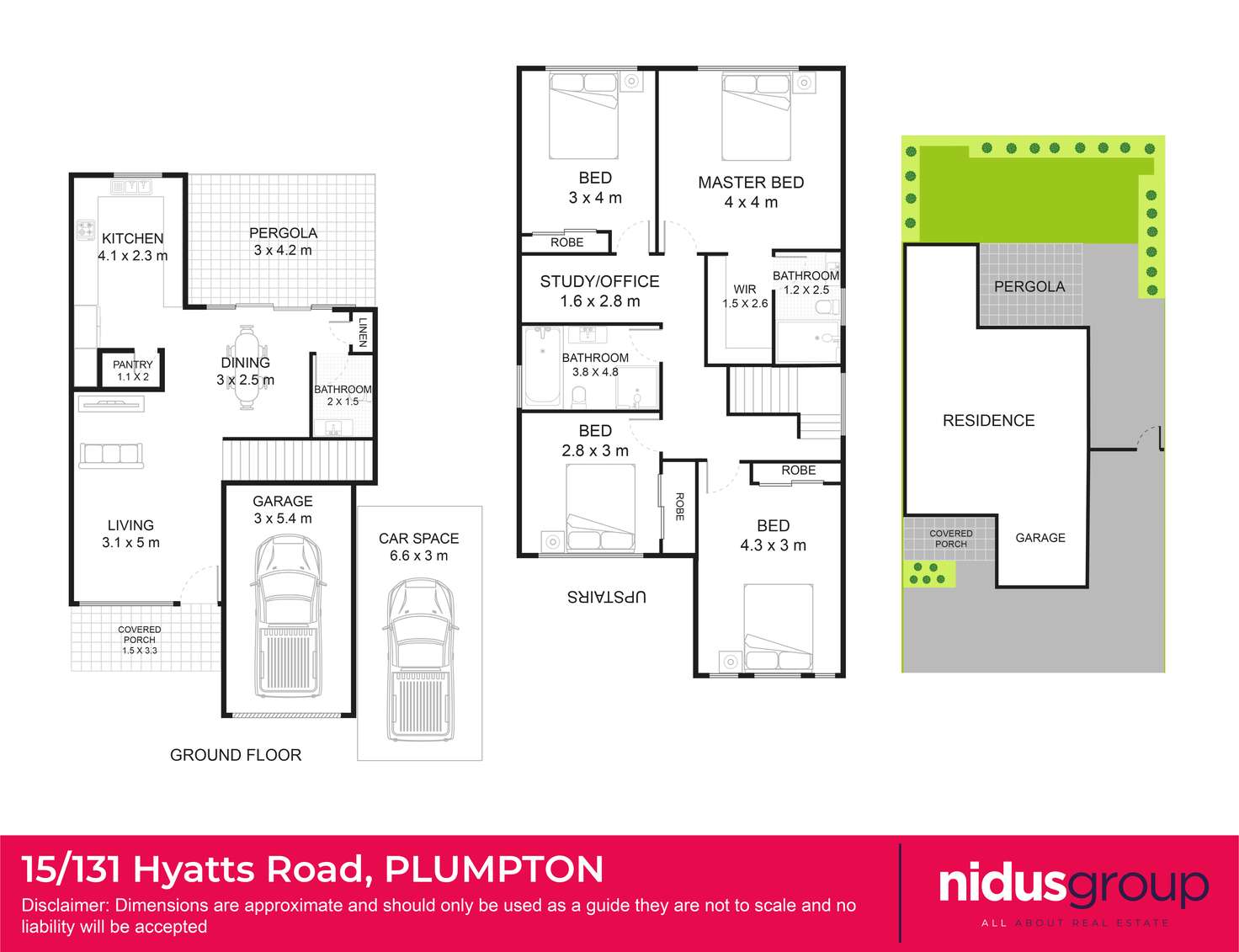 Floorplan of Homely townhouse listing, 15/131 Hyatts Road, Plumpton NSW 2761