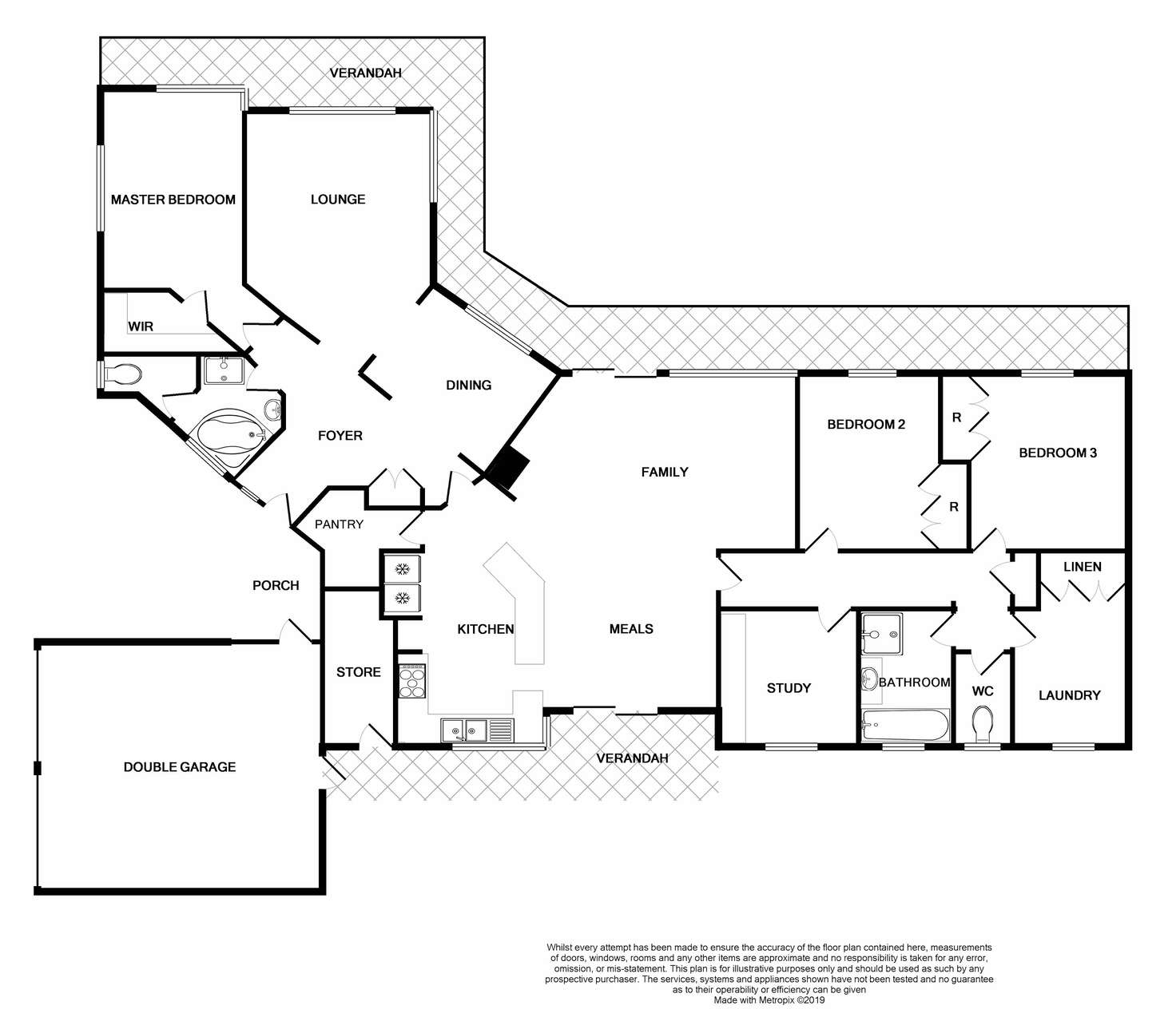 Floorplan of Homely house listing, 19 Boulonnais Drive, Brigadoon WA 6069