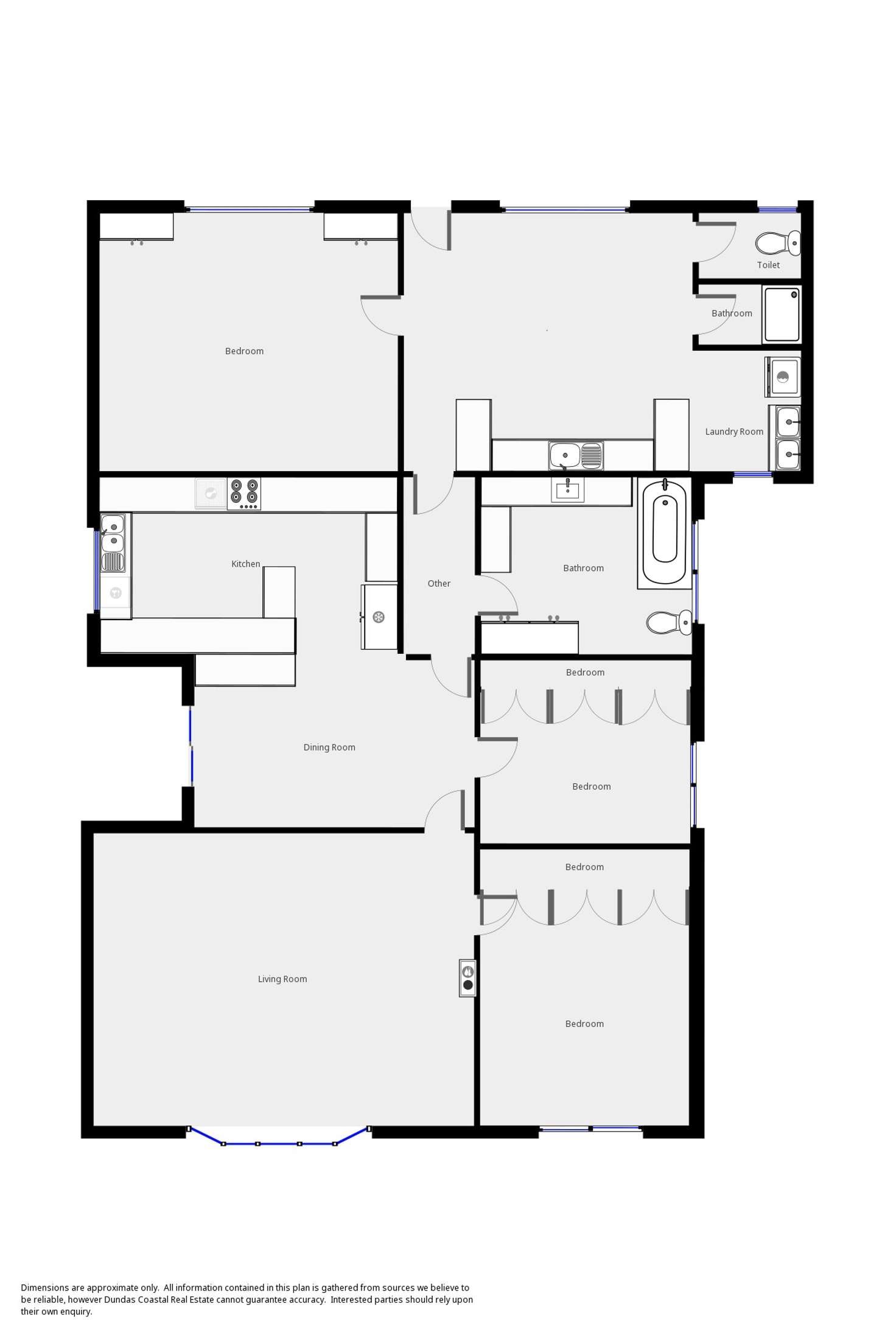 Floorplan of Homely house listing, 6 Beverley Street, Portland VIC 3305