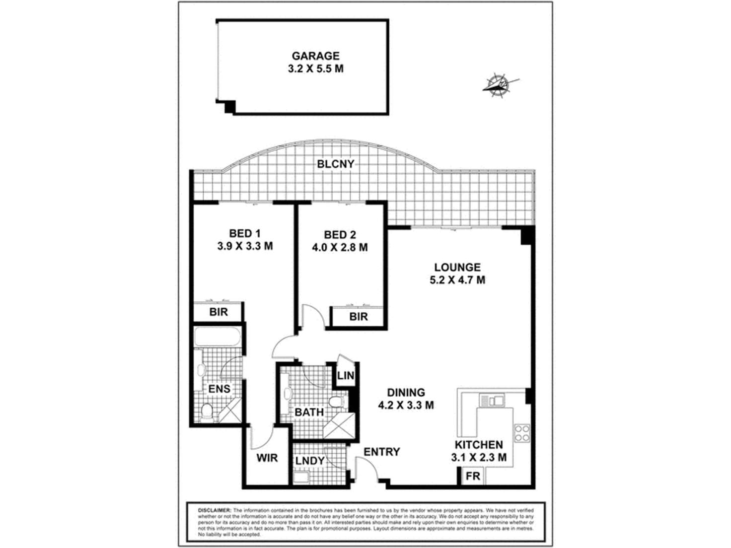 Floorplan of Homely apartment listing, 911/3 Rockdale Plaza Drive, Rockdale NSW 2216
