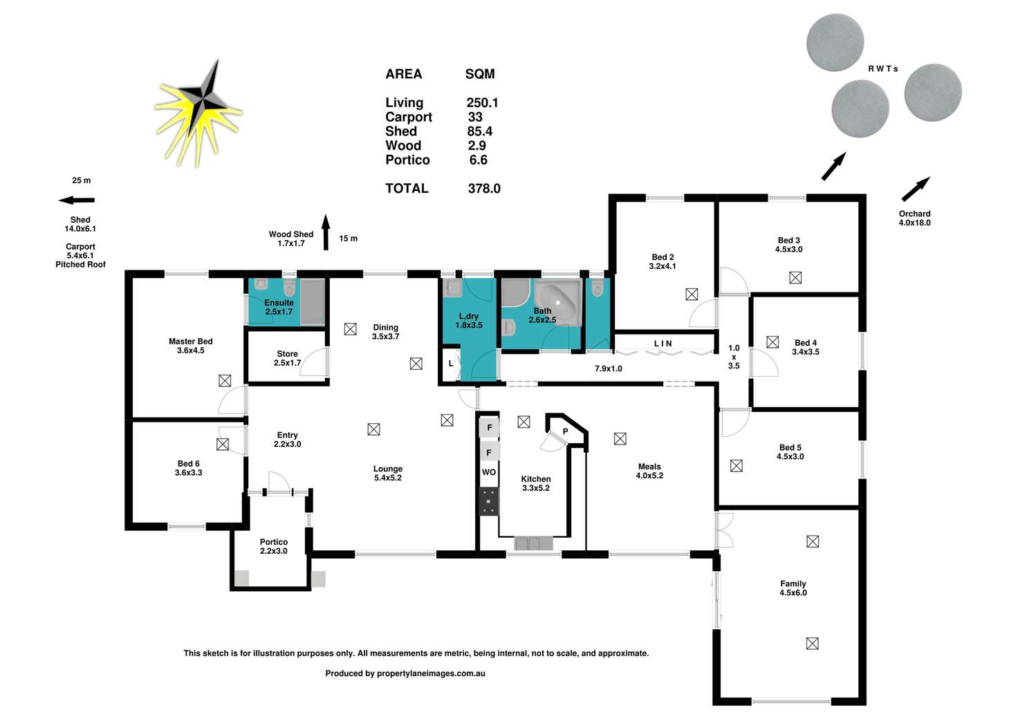 Floorplan of Homely house listing, 242 Gawler-One Tree Hill Road, Evanston Park SA 5116