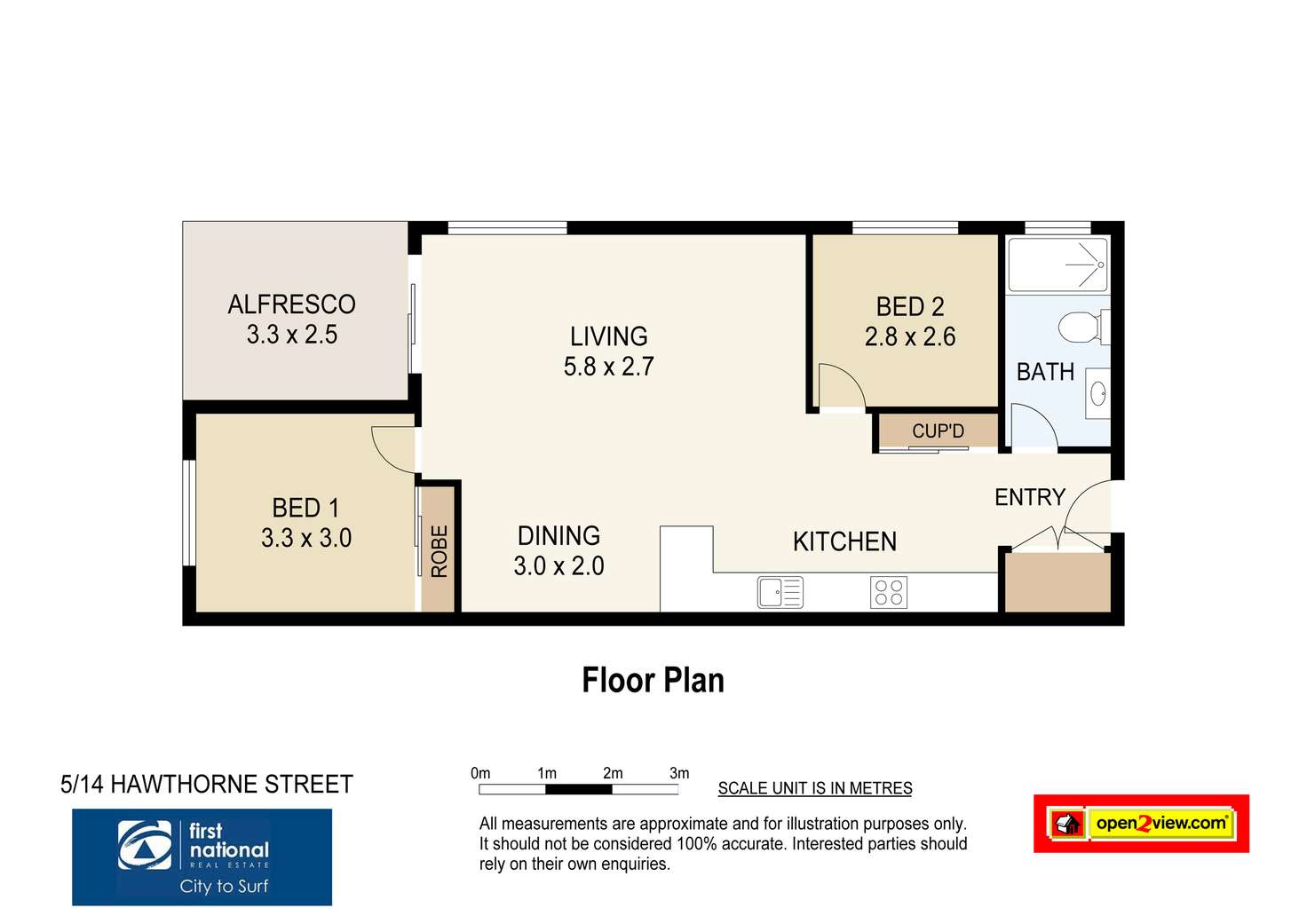 Floorplan of Homely apartment listing, 5/14 Hawthorne Street, Beenleigh QLD 4207