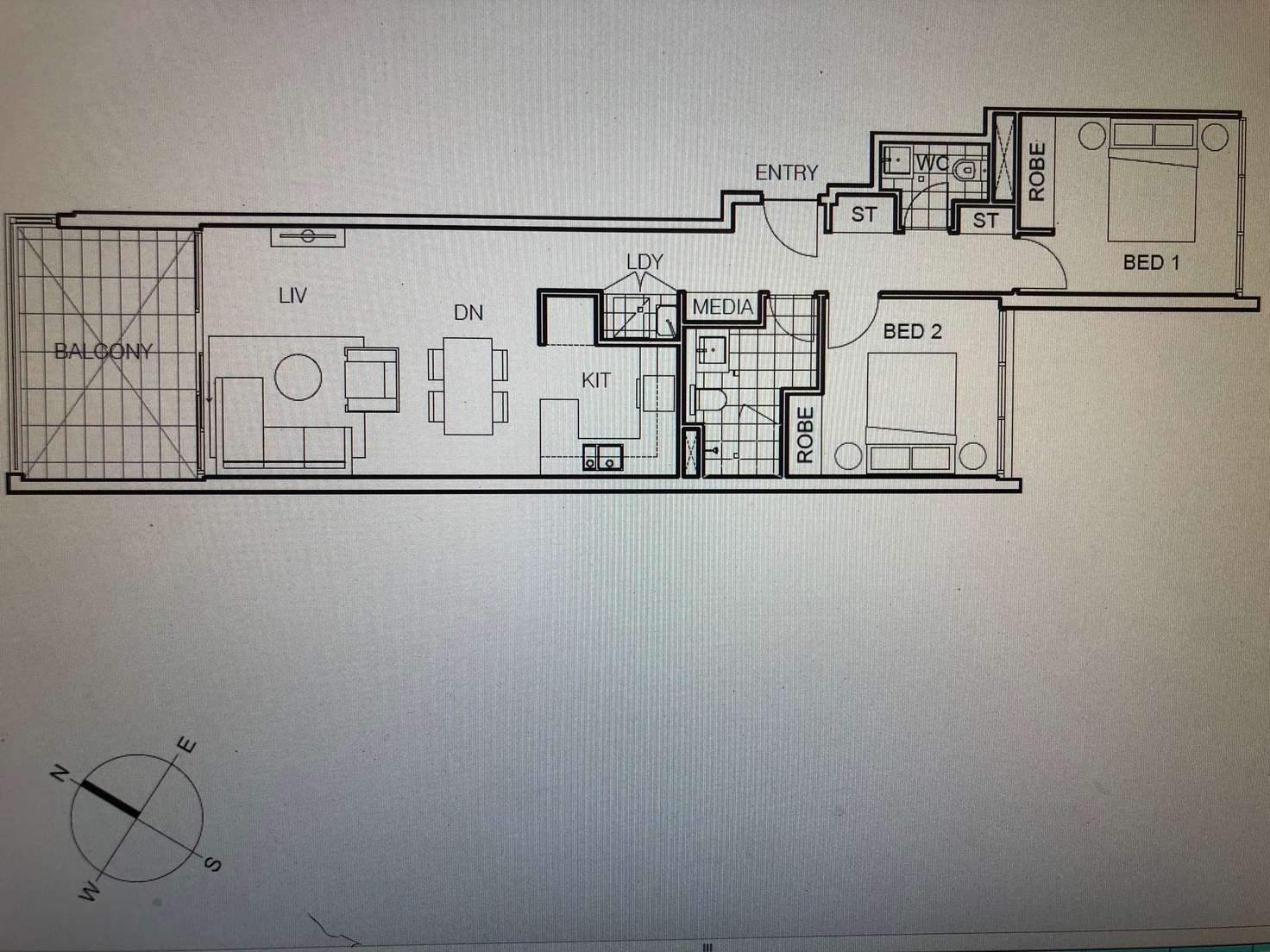 Floorplan of Homely apartment listing, 601/7 Gertrude Street, Wolli Creek NSW 2205