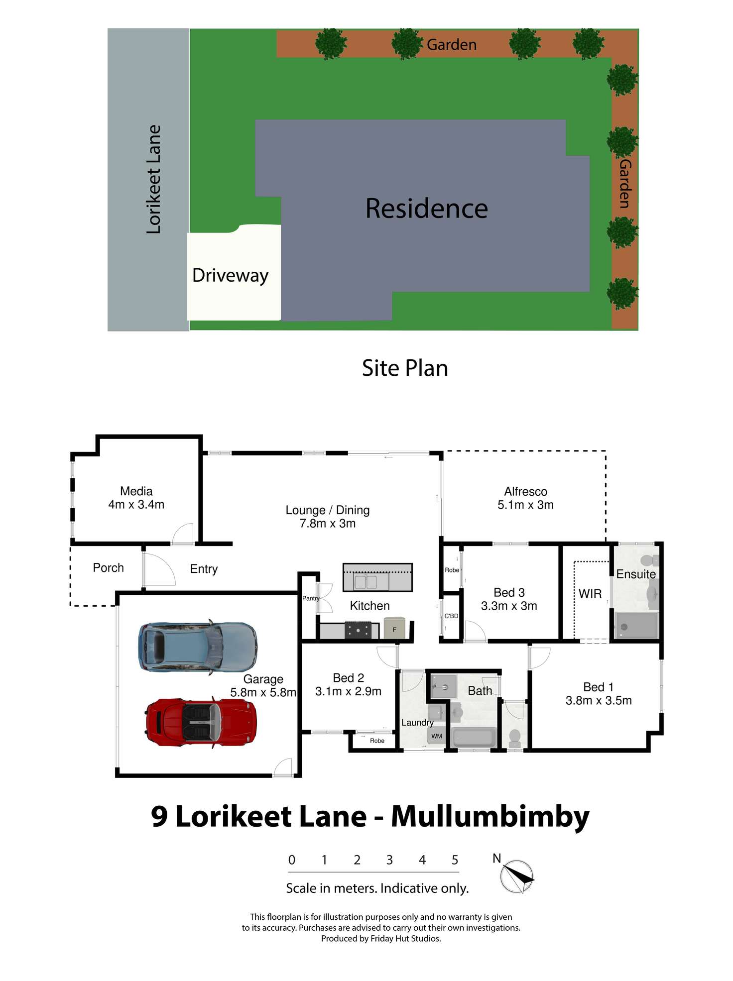 Floorplan of Homely house listing, 9 Lorikeet Lane, Mullumbimby NSW 2482