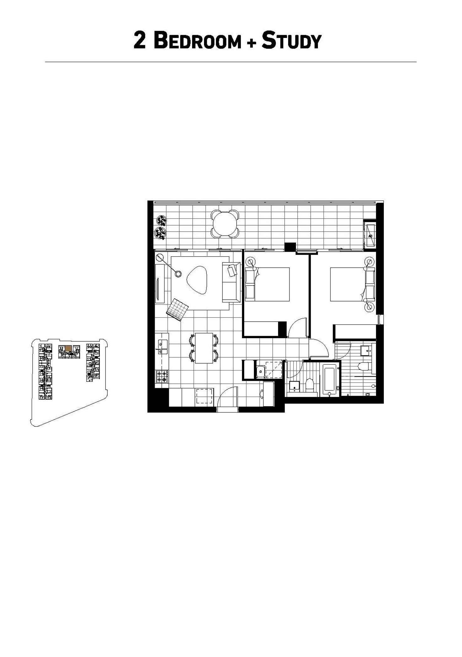 Floorplan of Homely apartment listing, Building J/2 Morton Street, Parramatta NSW 2150