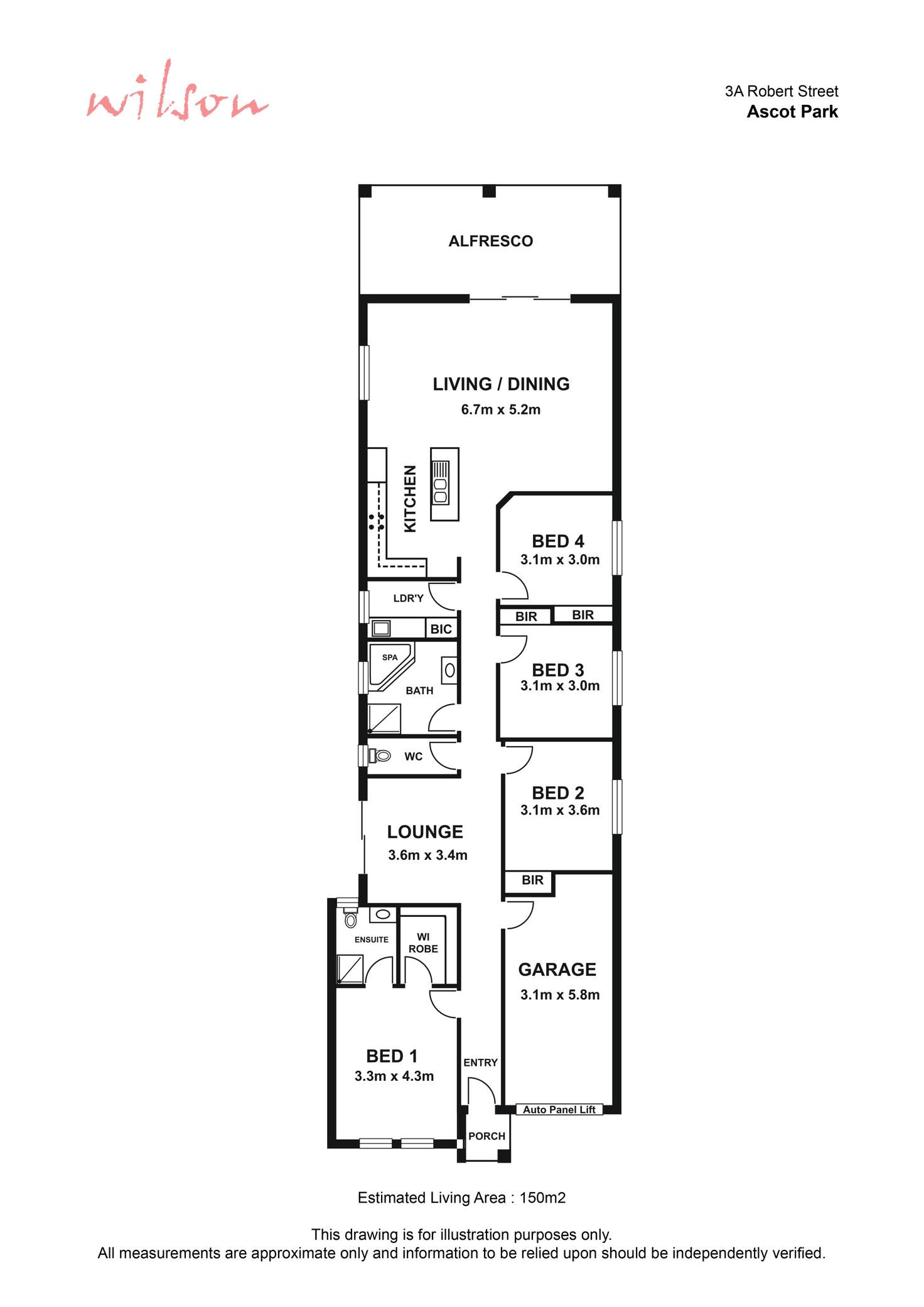 Floorplan of Homely house listing, 3a Robert Street, Ascot Park SA 5043