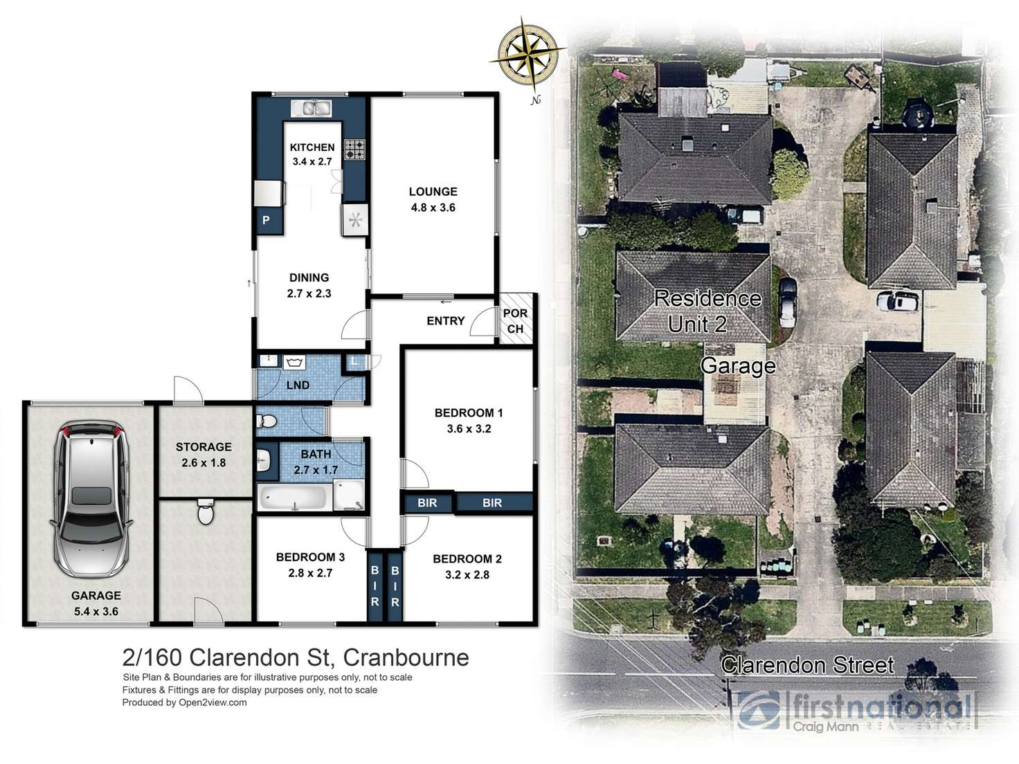 Floorplan of Homely unit listing, 2/160 Clarendon Street, Cranbourne VIC 3977