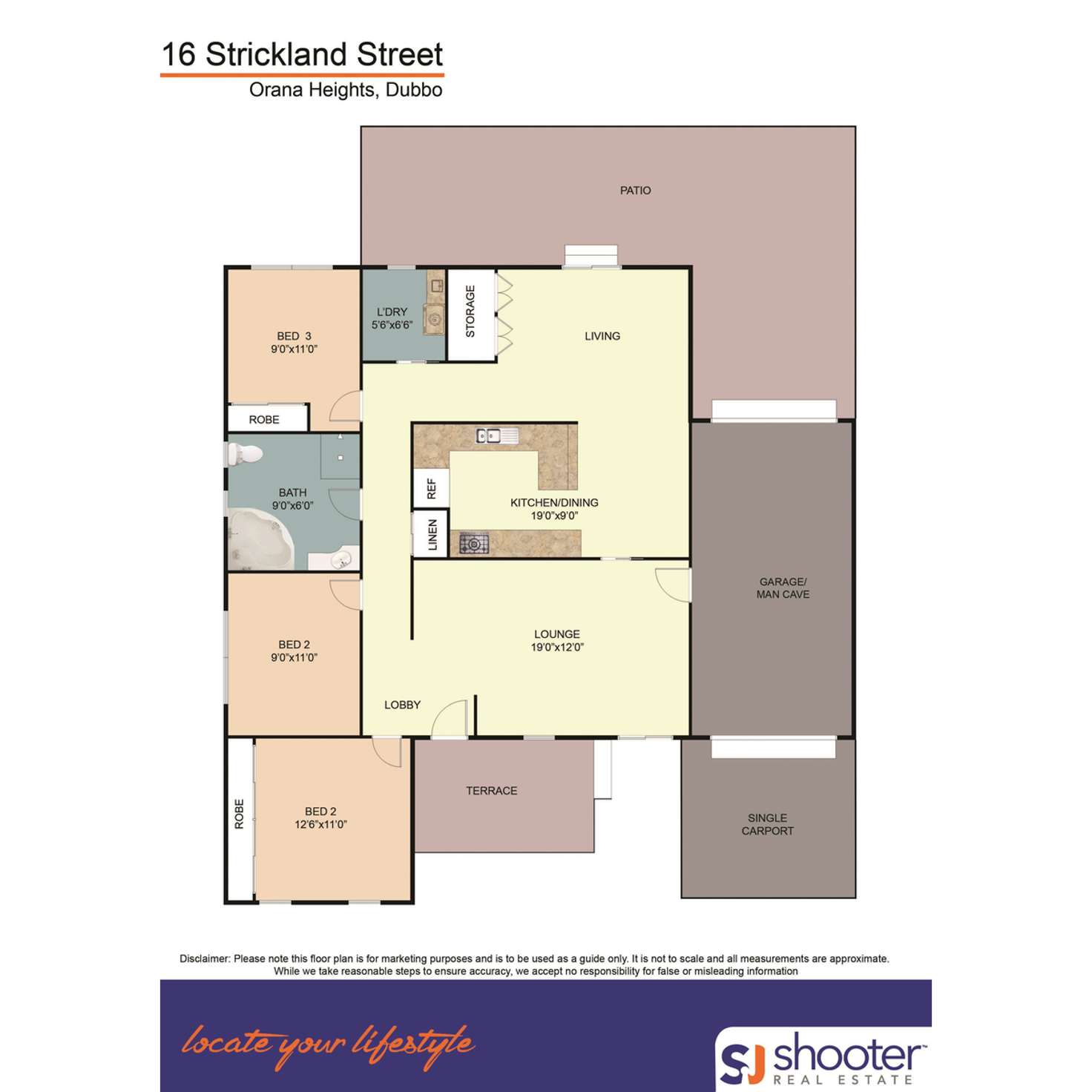 Floorplan of Homely house listing, 16 Strickland Street, Dubbo NSW 2830