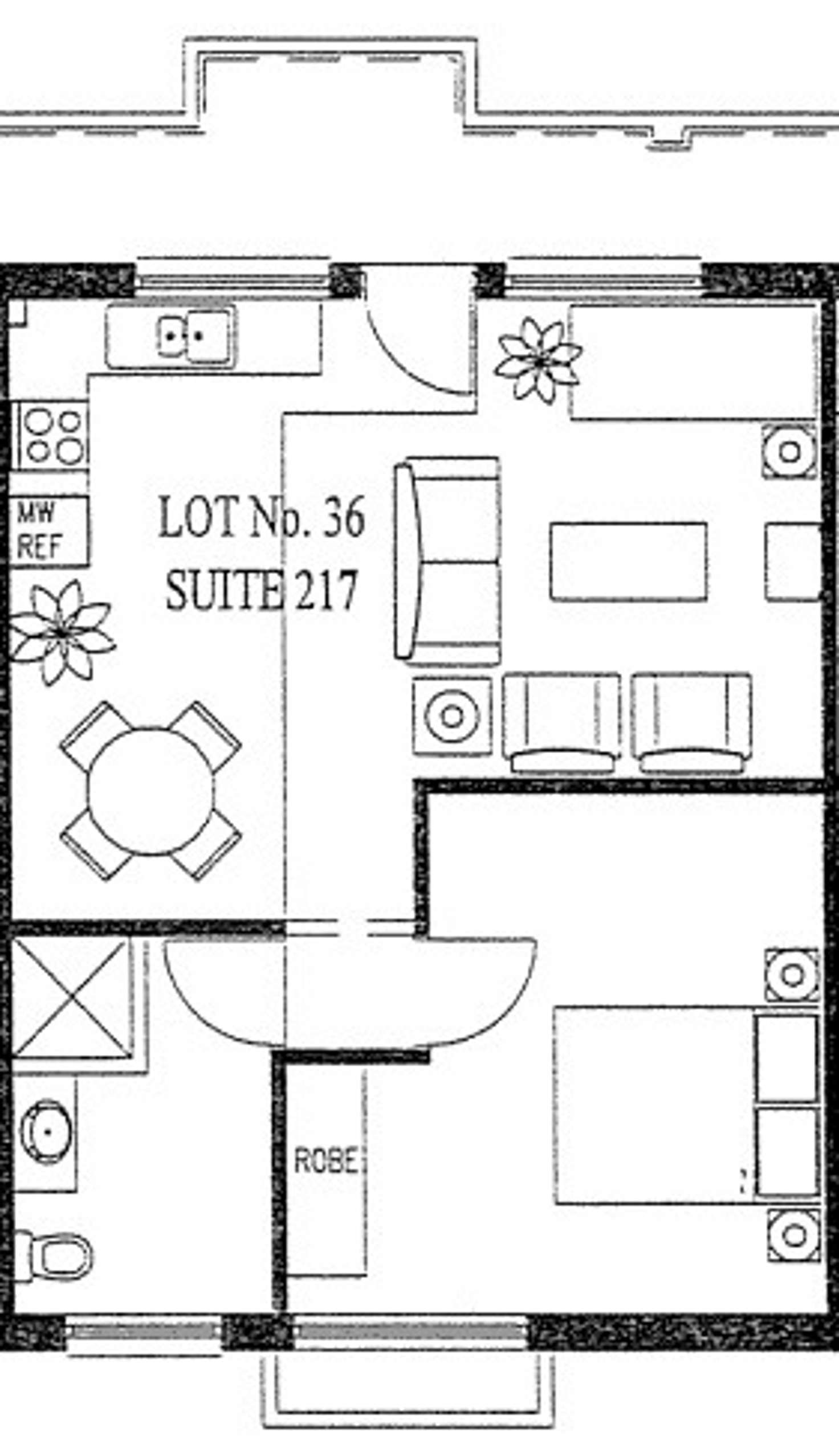 Floorplan of Homely apartment listing, 217/132 Marine Parade, Southport QLD 4215