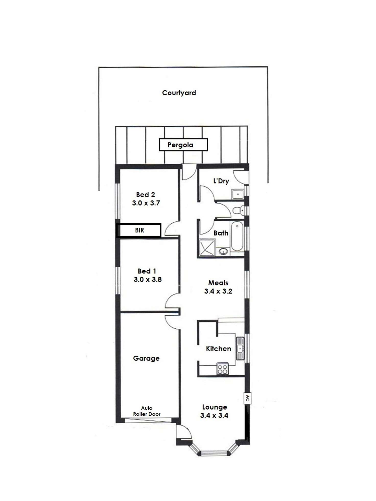 Floorplan of Homely house listing, 6B LANE STREET, Richmond SA 5033