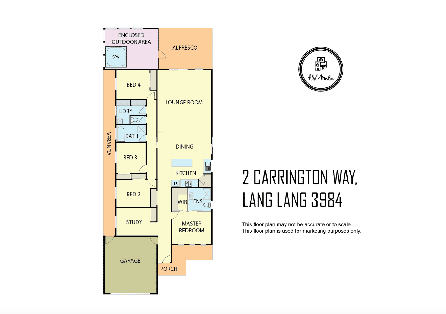 Floorplan of Homely house listing, 2 Carrington Way, Lang Lang VIC 3984