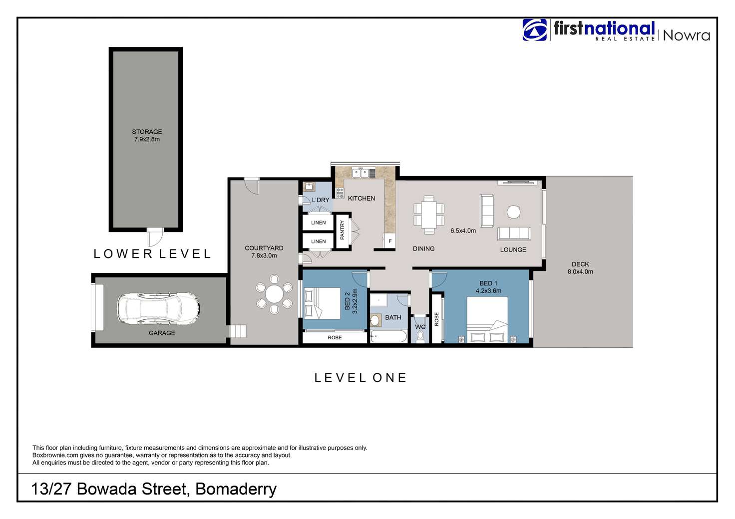 Floorplan of Homely unit listing, 13/27 Bowada Street, Bomaderry NSW 2541
