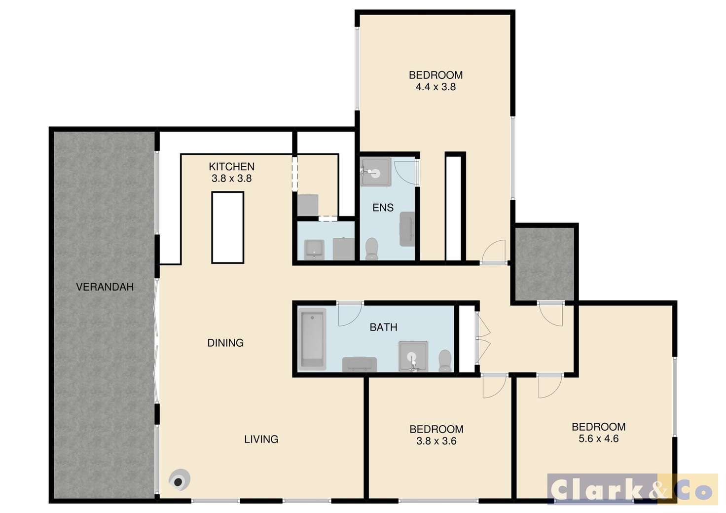 Floorplan of Homely house listing, 4 Reynolds Street, Mansfield VIC 3722