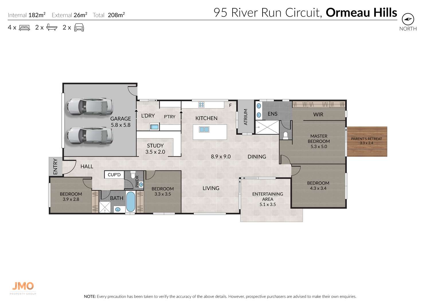 Floorplan of Homely house listing, 95 River Run Circuit, Ormeau Hills QLD 4208