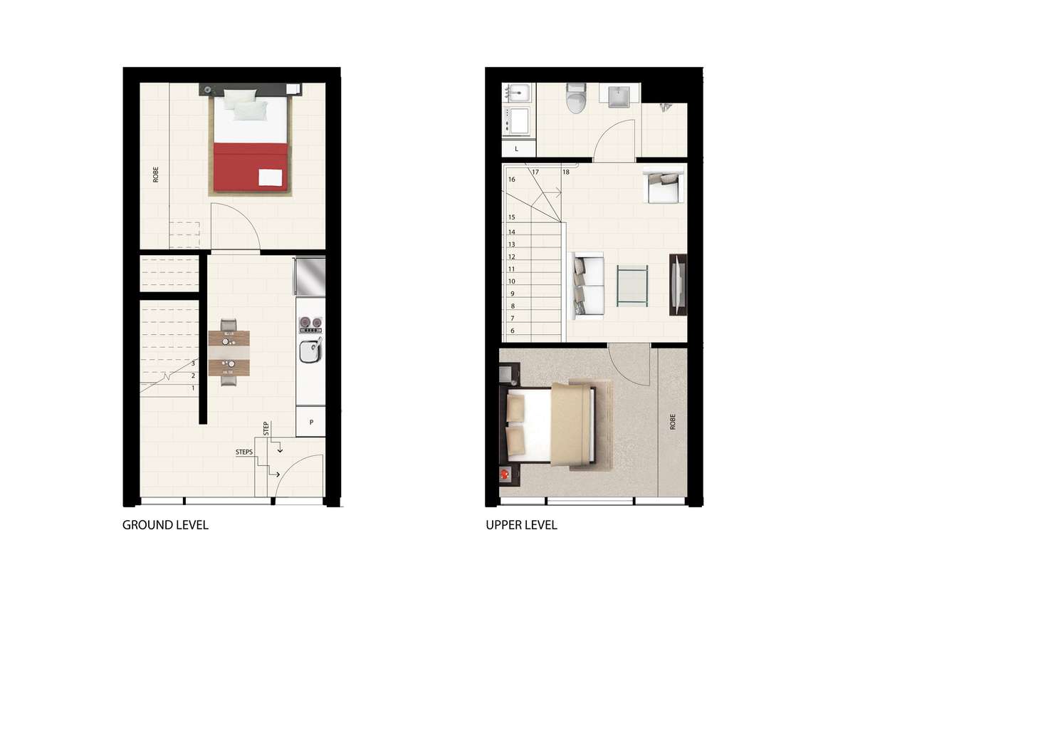 Floorplan of Homely apartment listing, 104/348 Water Street, Fortitude Valley QLD 4006