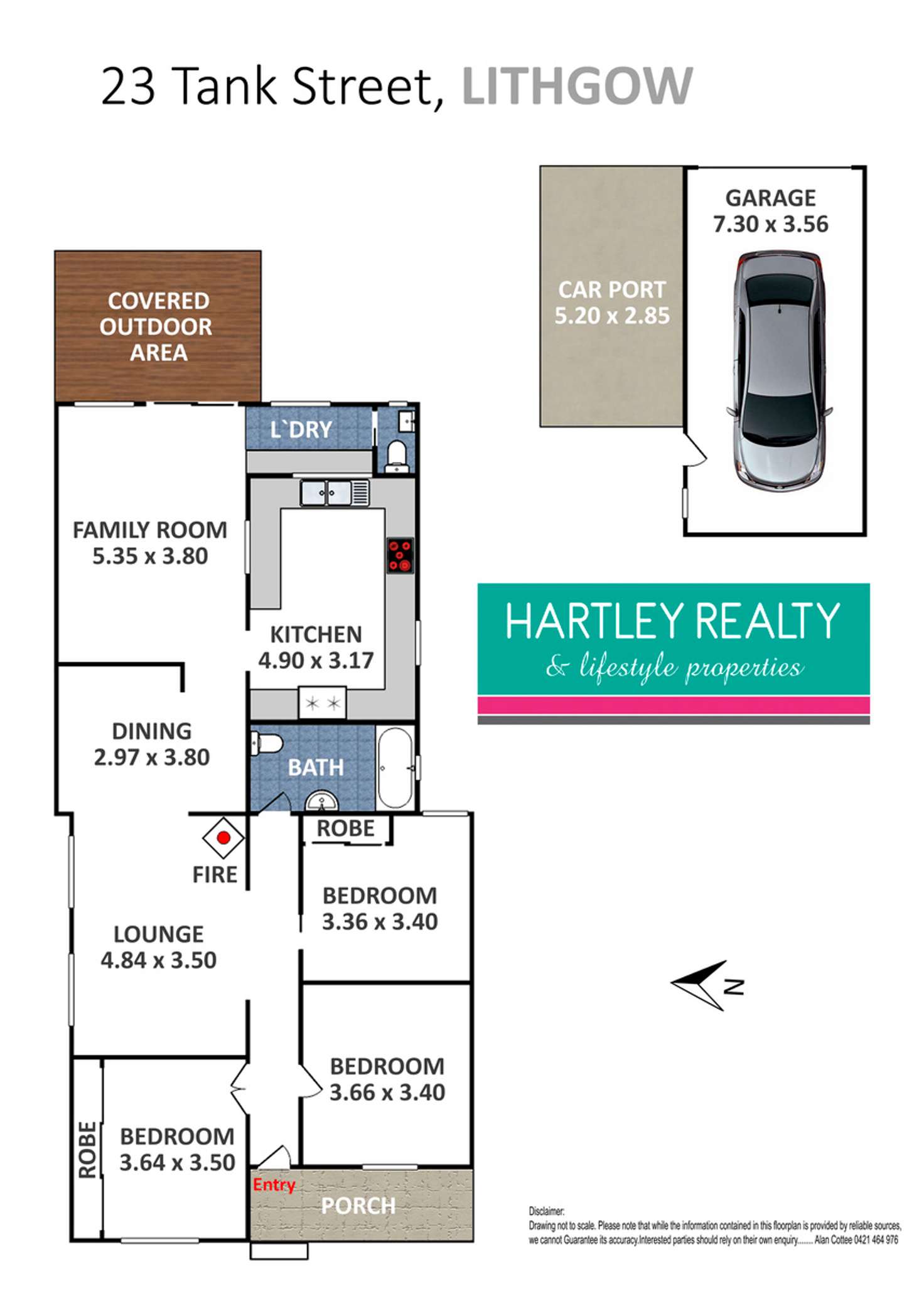 Floorplan of Homely house listing, 23 Tank Street, Lithgow NSW 2790