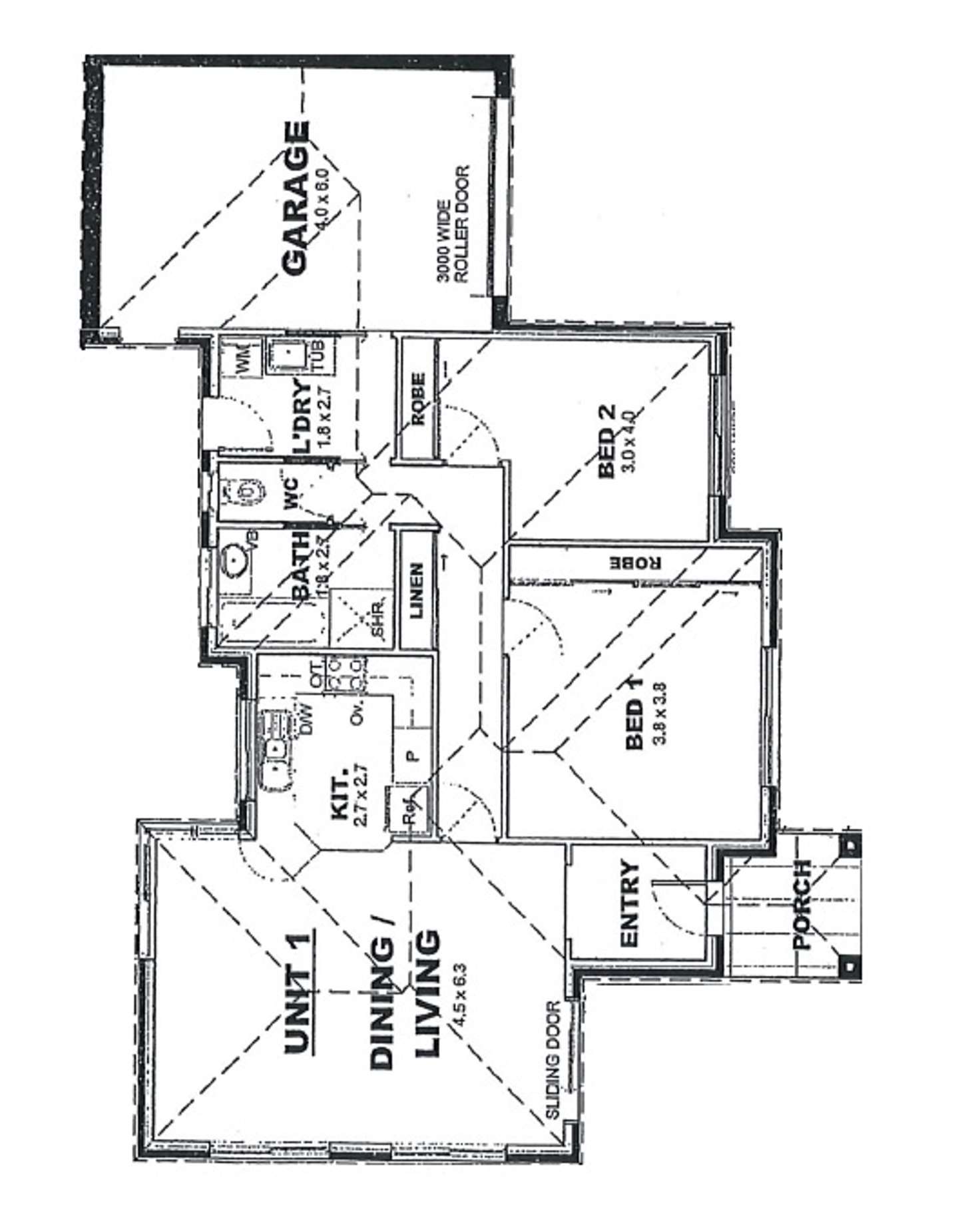 Floorplan of Homely townhouse listing, 485 Hume Street, Albury NSW 2640