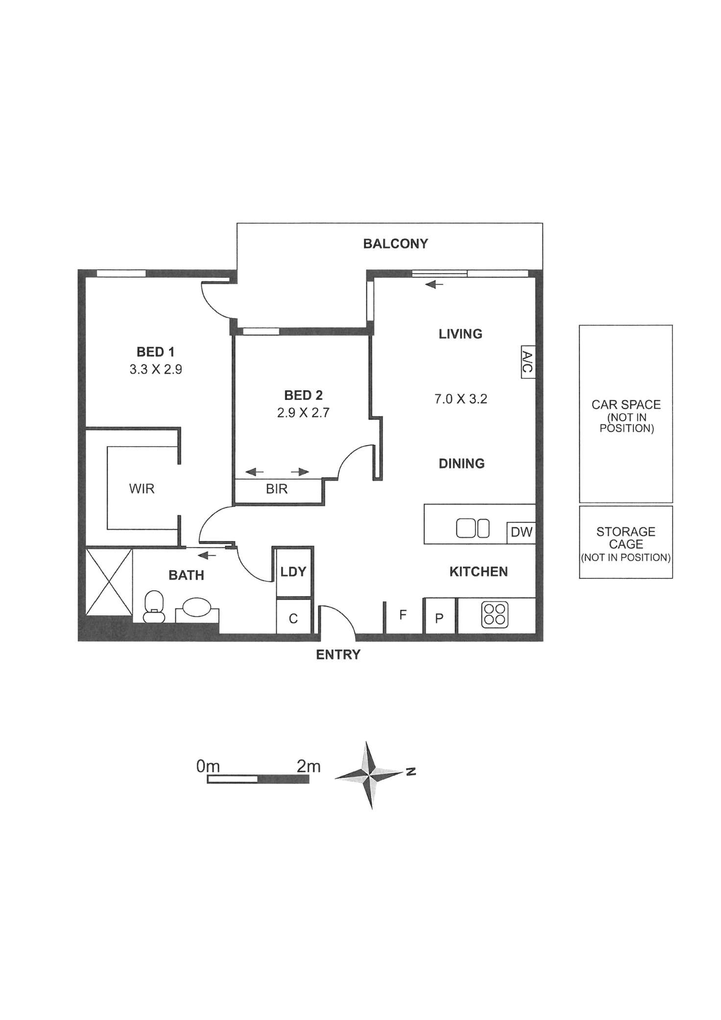 Floorplan of Homely apartment listing, 243/22 Barkly Street, Brunswick East VIC 3057