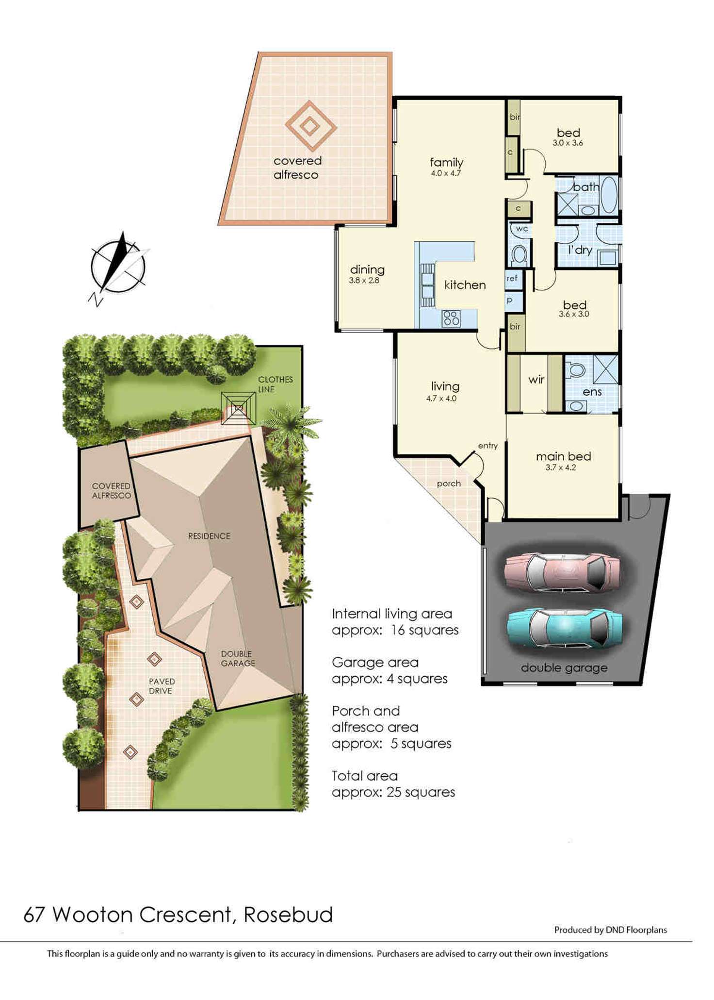Floorplan of Homely house listing, 67 Woonton Crescent, Rosebud VIC 3939