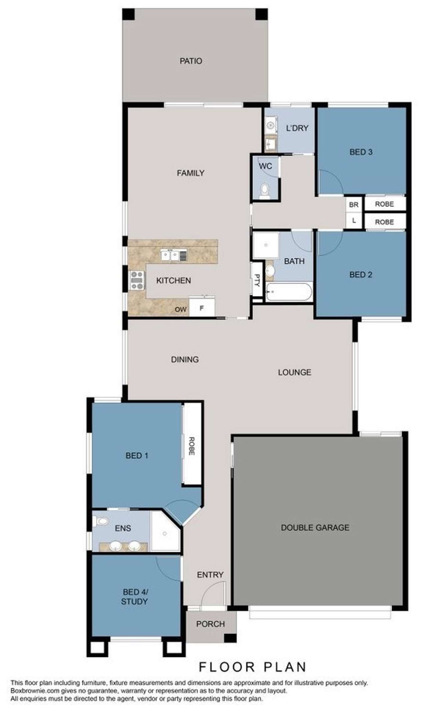 Floorplan of Homely house listing, 69 West Parkridge Drive, Brinsmead QLD 4870