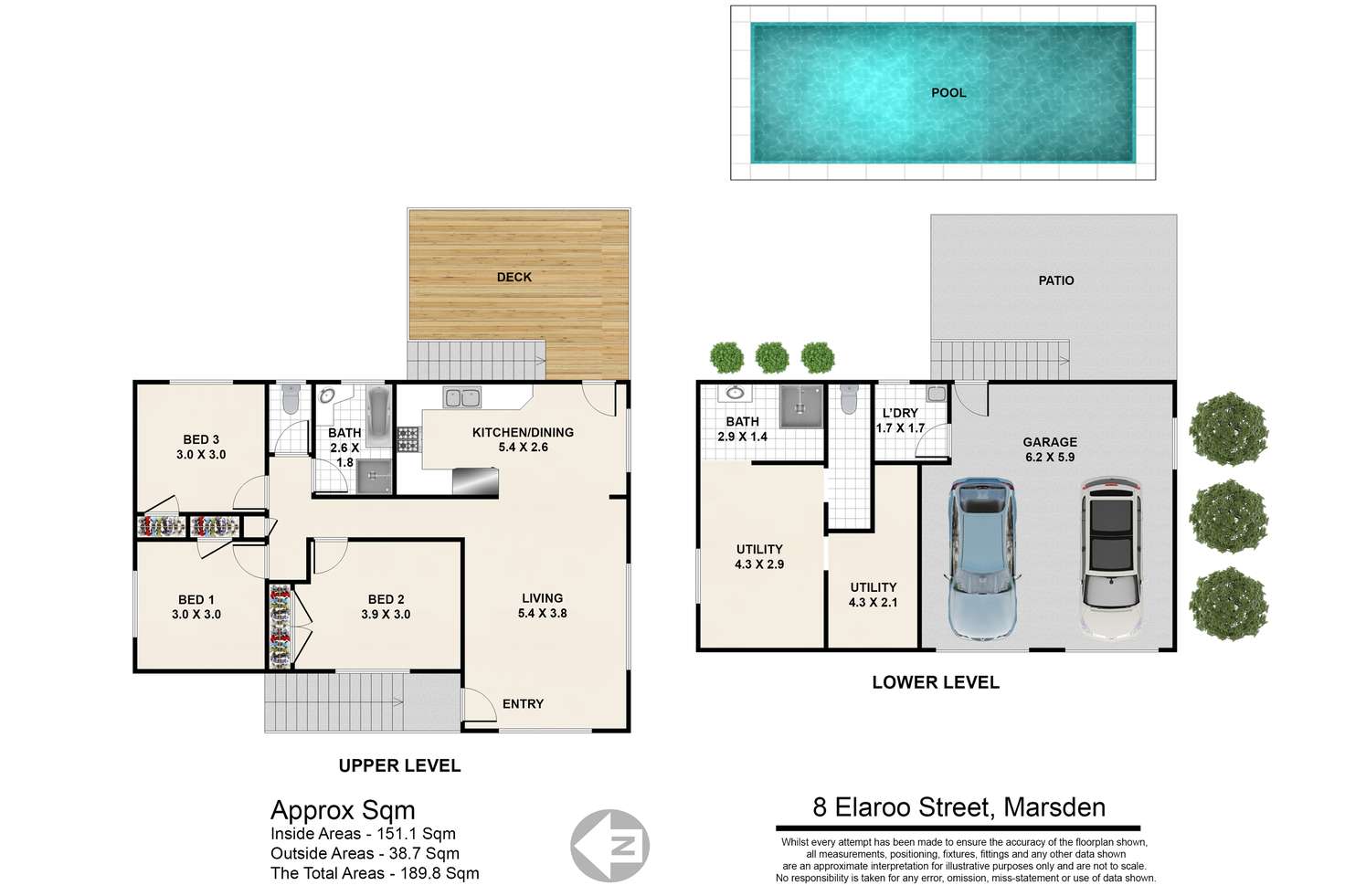 Floorplan of Homely house listing, 8 Elaroo Street, Marsden QLD 4132