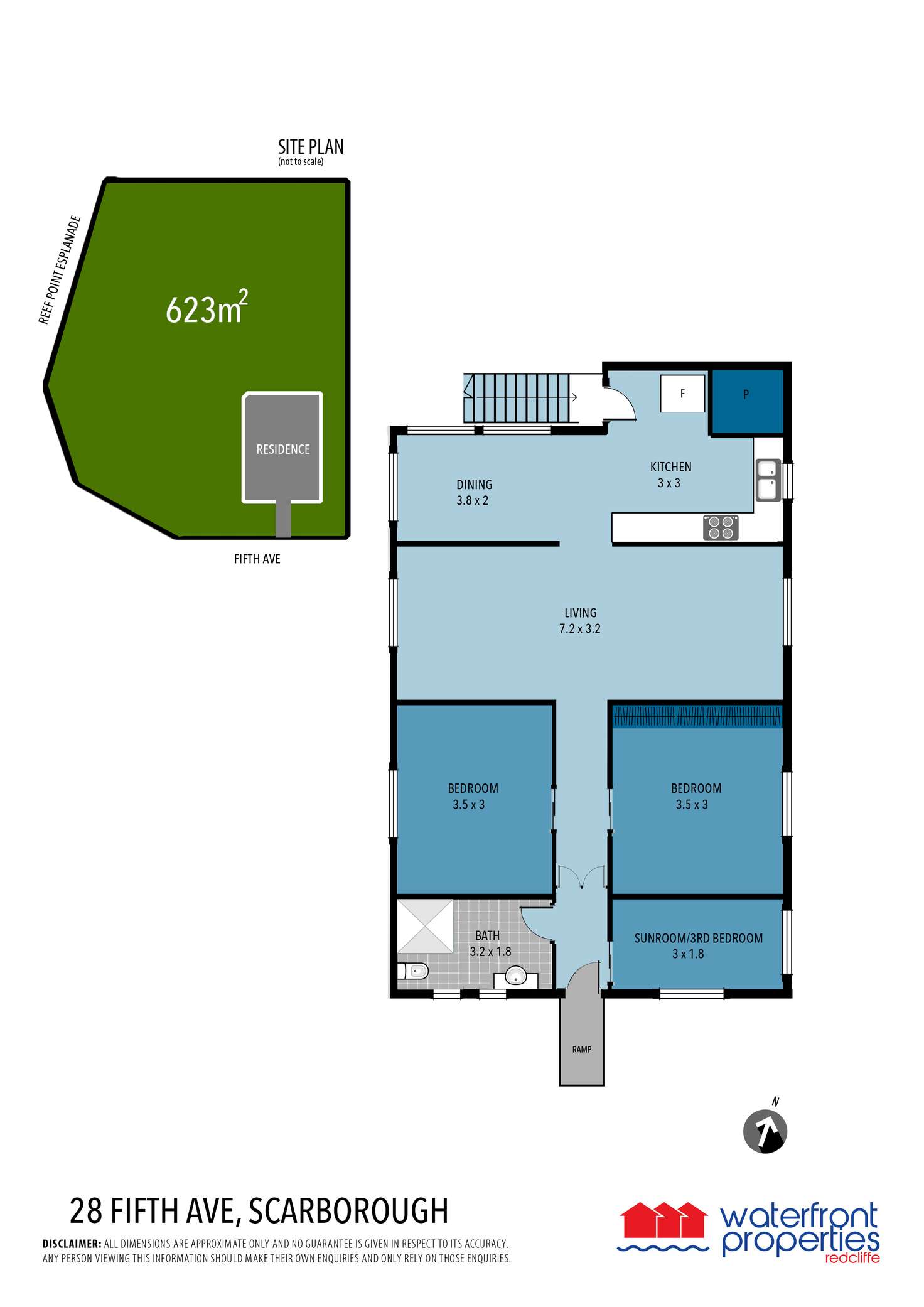 Floorplan of Homely house listing, 28 Fifth Avenue, Scarborough QLD 4020