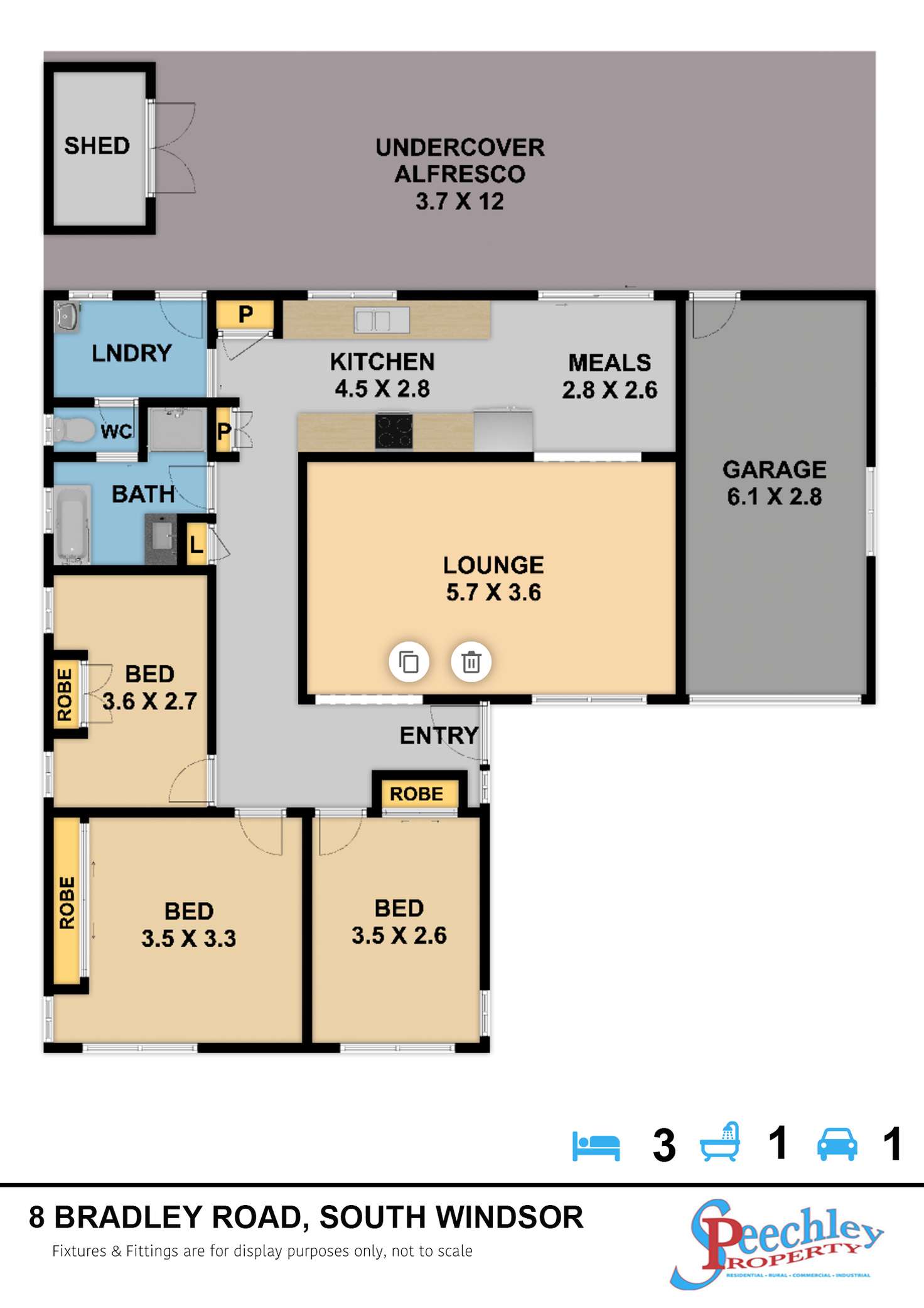 Floorplan of Homely house listing, 8 Bradley Road, South Windsor NSW 2756