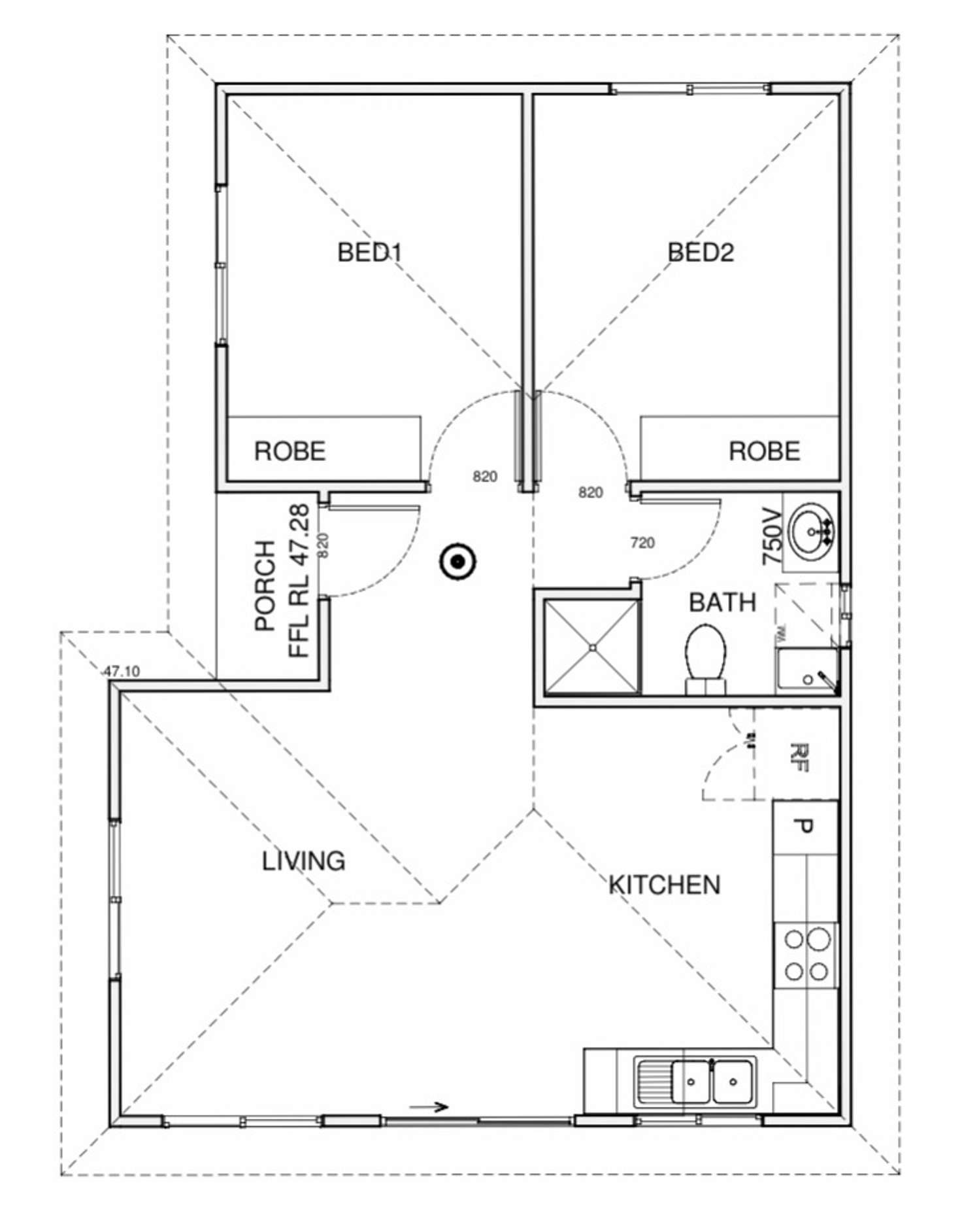 Floorplan of Homely flat listing, 32a Valerie Avenue, Baulkham Hills NSW 2153