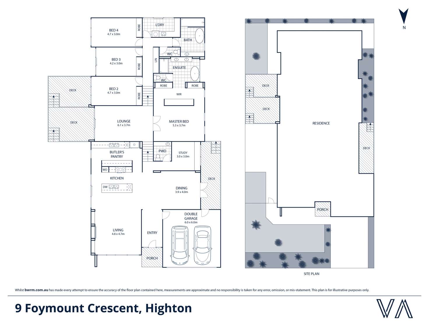 Floorplan of Homely house listing, 9 Foymount Crescent, Highton VIC 3216
