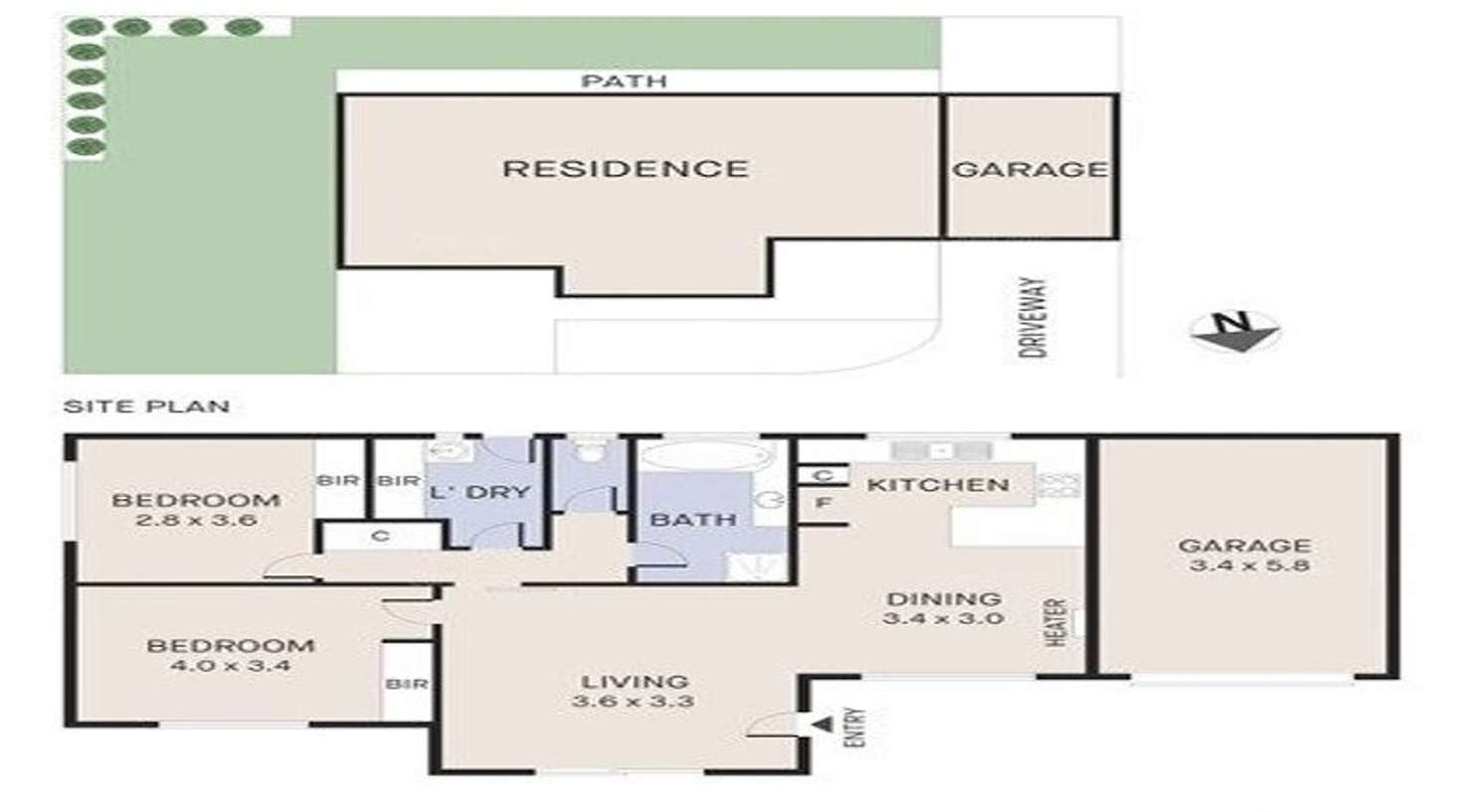 Floorplan of Homely unit listing, 3/35 Marshall Street, Newtown VIC 3220