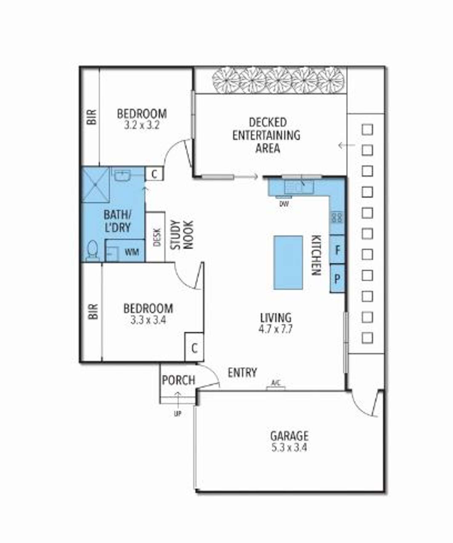 Floorplan of Homely villa listing, 4/38 Lothair Street, Pascoe Vale South VIC 3044