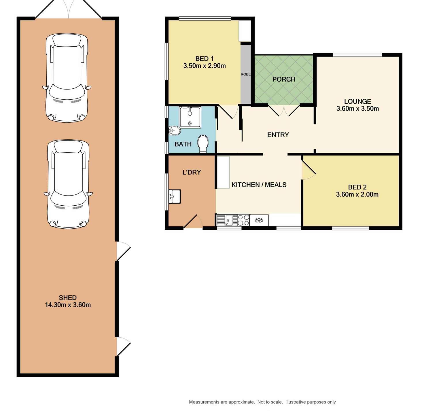 Floorplan of Homely house listing, 408 Union Road, Lavington NSW 2641