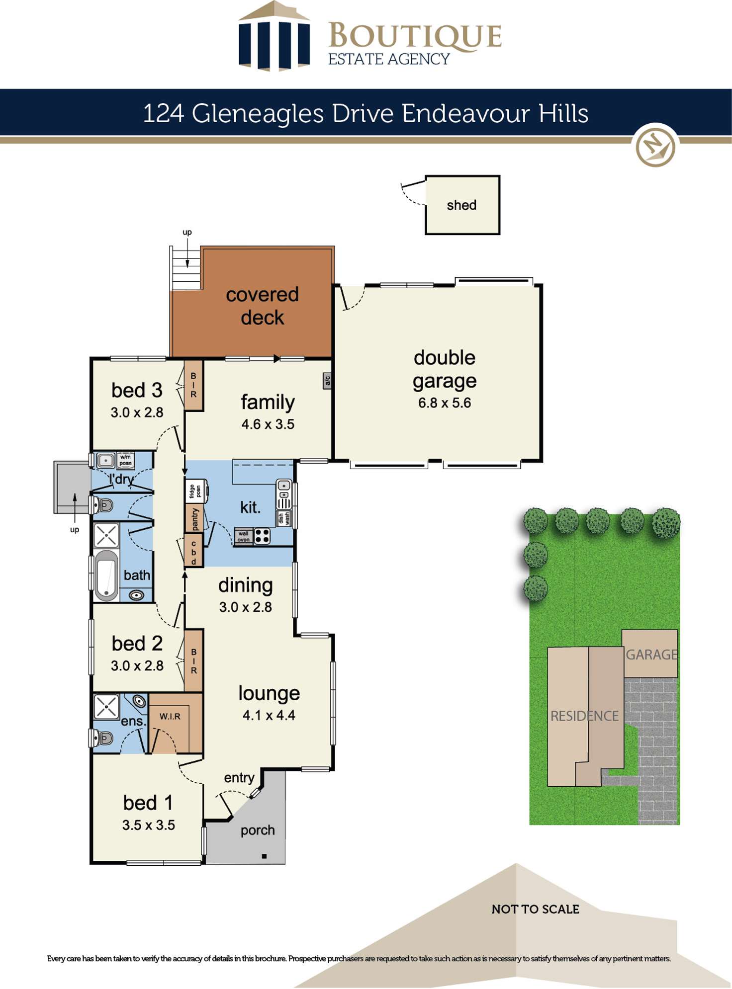Floorplan of Homely house listing, 124 Gleneagles Drive, Endeavour Hills VIC 3802