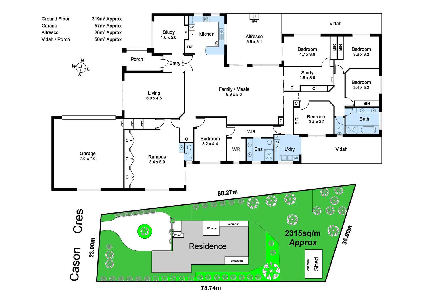 Floorplan of Homely house listing, 51 CASON CRESCENT, Warragul VIC 3820