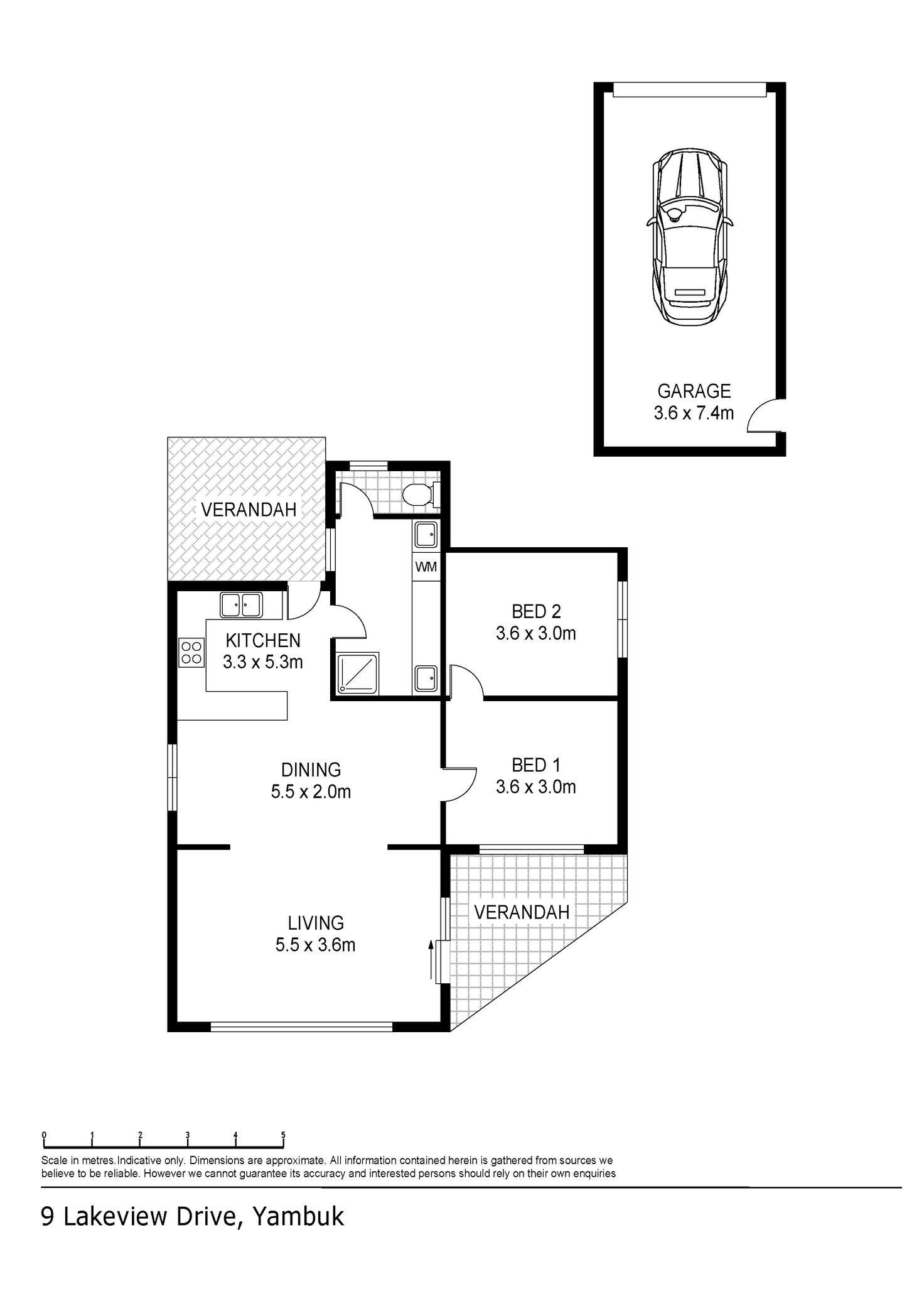Floorplan of Homely house listing, 9 Lake View Drive, Yambuk VIC 3285