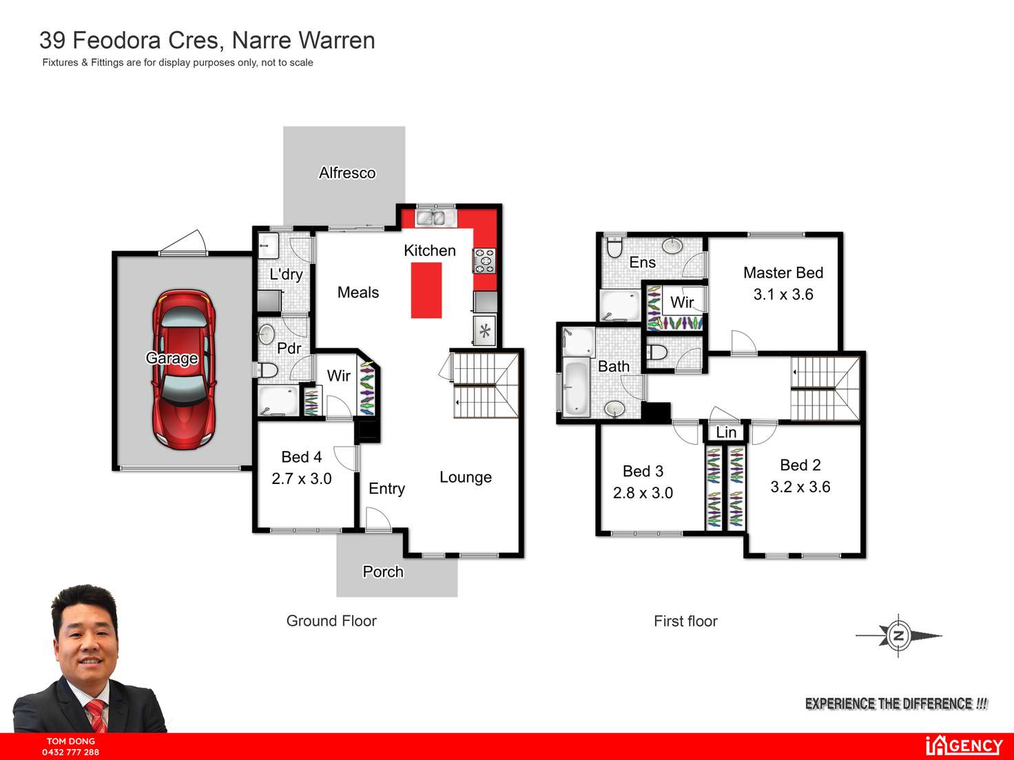 Floorplan of Homely townhouse listing, 39 Feodora Crescent, Narre Warren VIC 3805