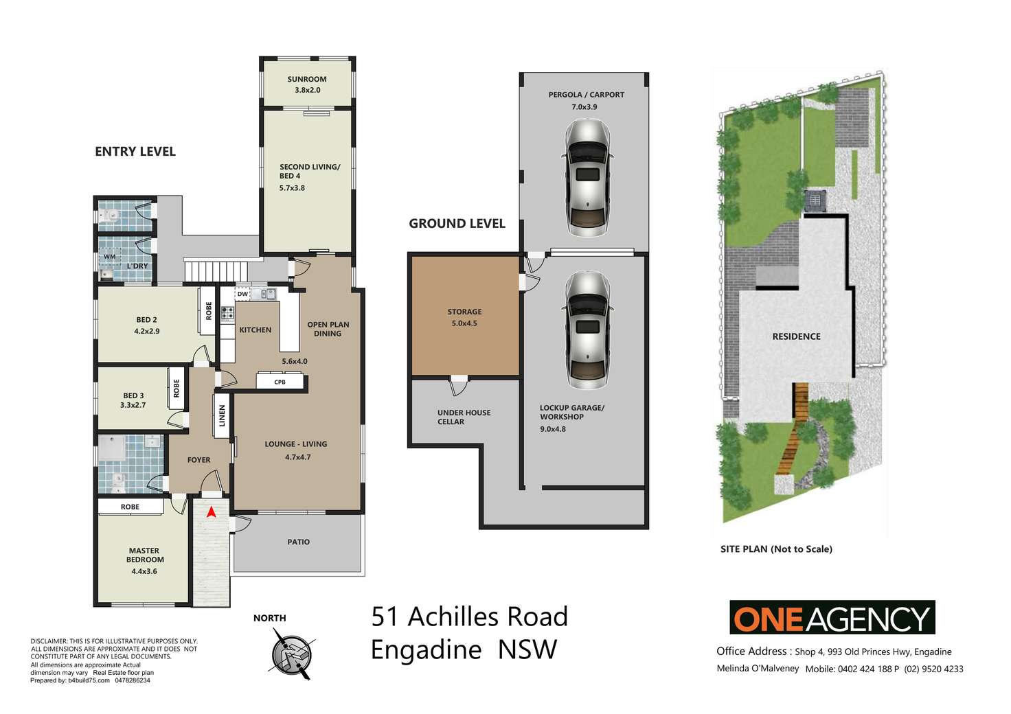 Floorplan of Homely house listing, 51 Achilles Road, Engadine NSW 2233