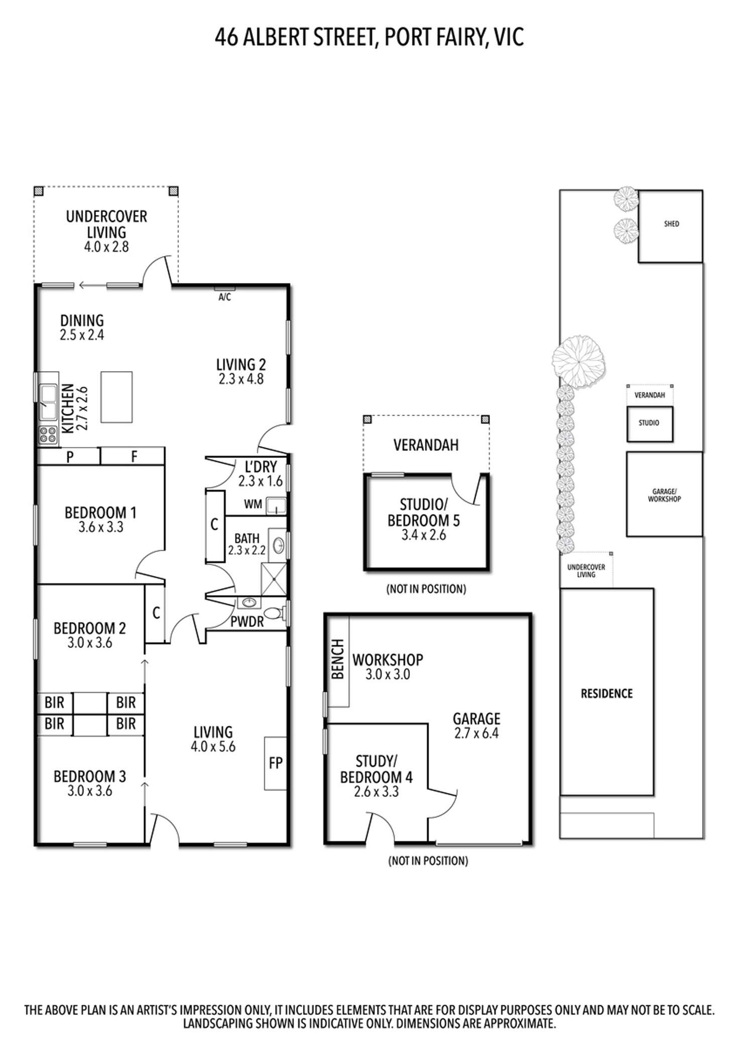 Floorplan of Homely house listing, 46 Albert Street, Port Fairy VIC 3284